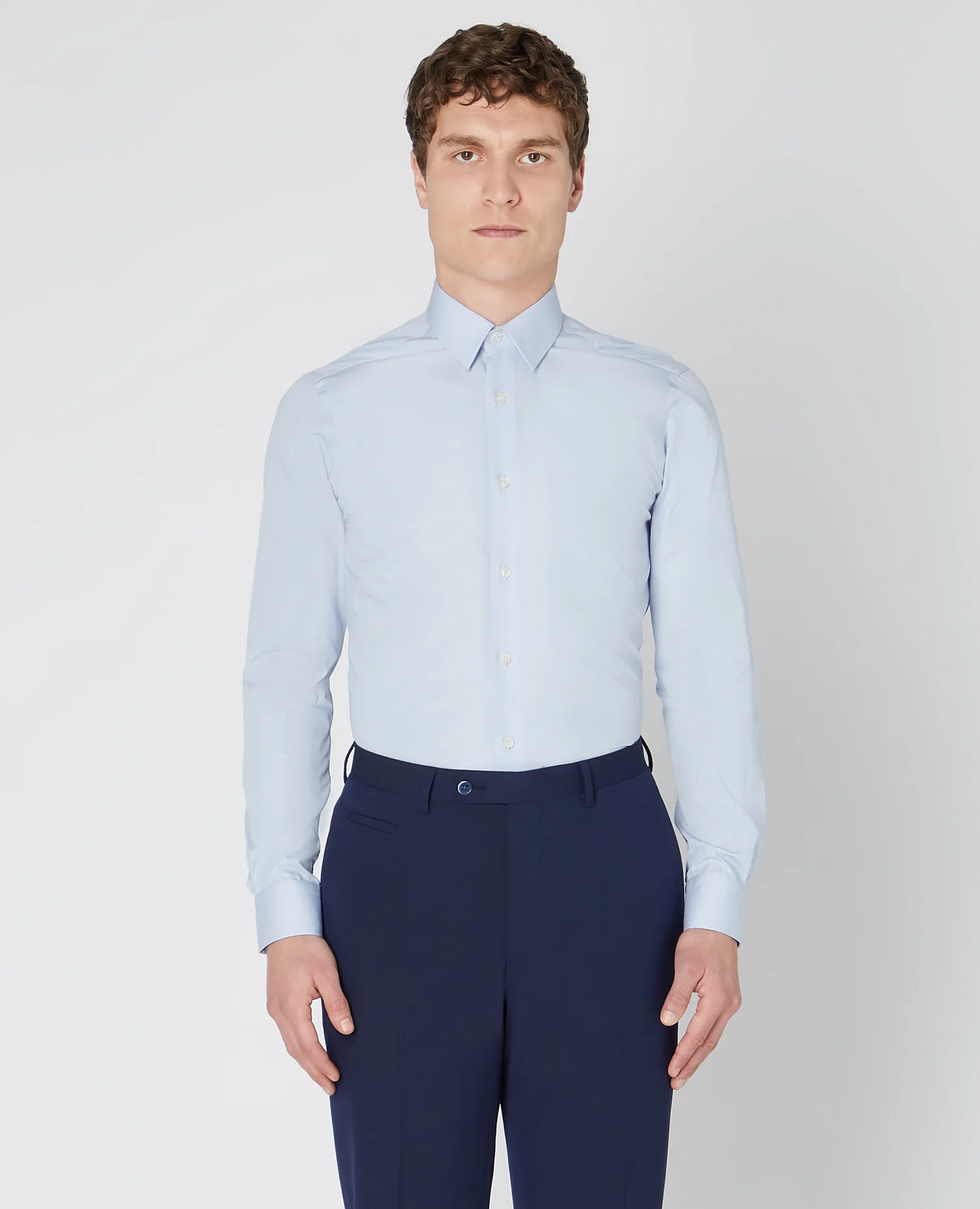 Slim Fit French Front Shirt