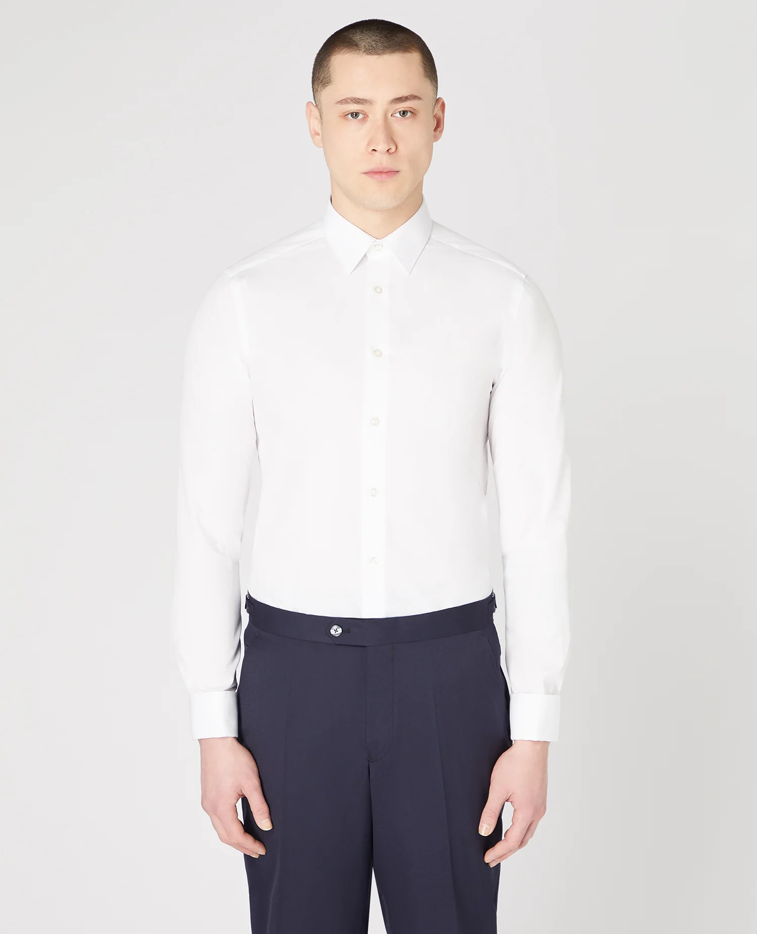 Slim Fit Cotton-Blend Shirt
