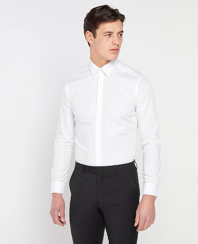 Slim Fit Cotton-Blend Shirt