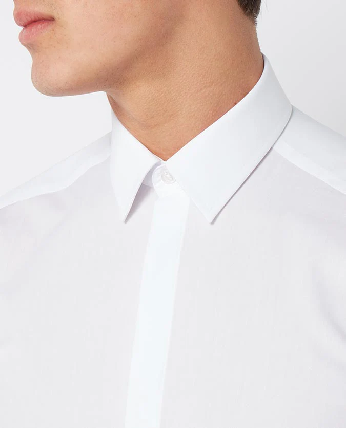 Slim Fit Cotton-Blend Shirt - Image 2