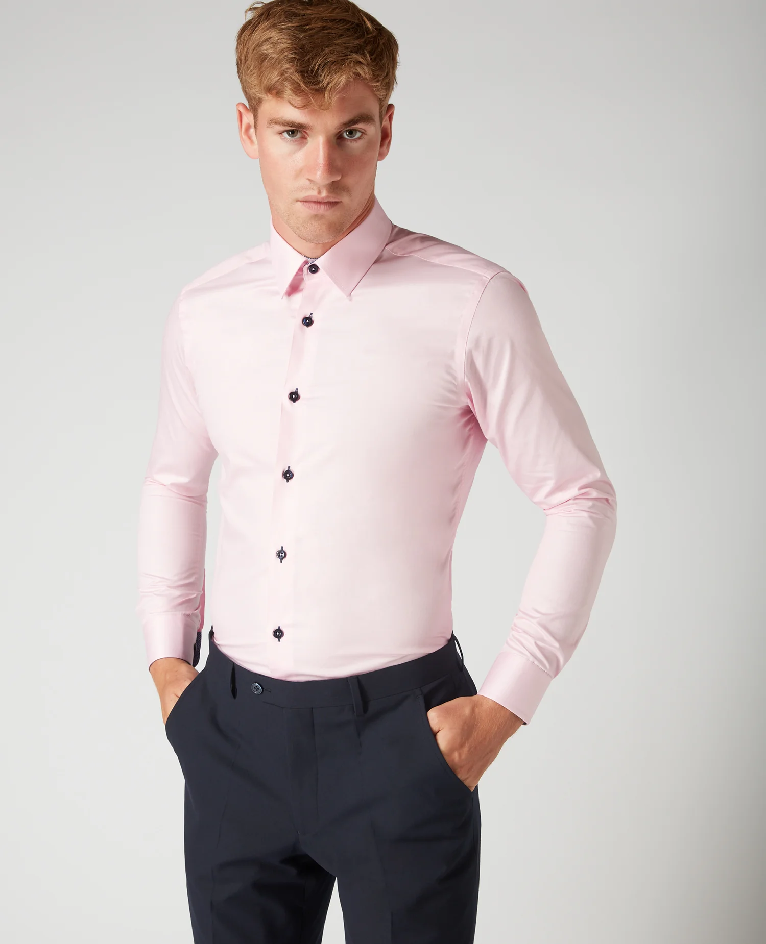 Slim Fit Cotton-Blend Shirt