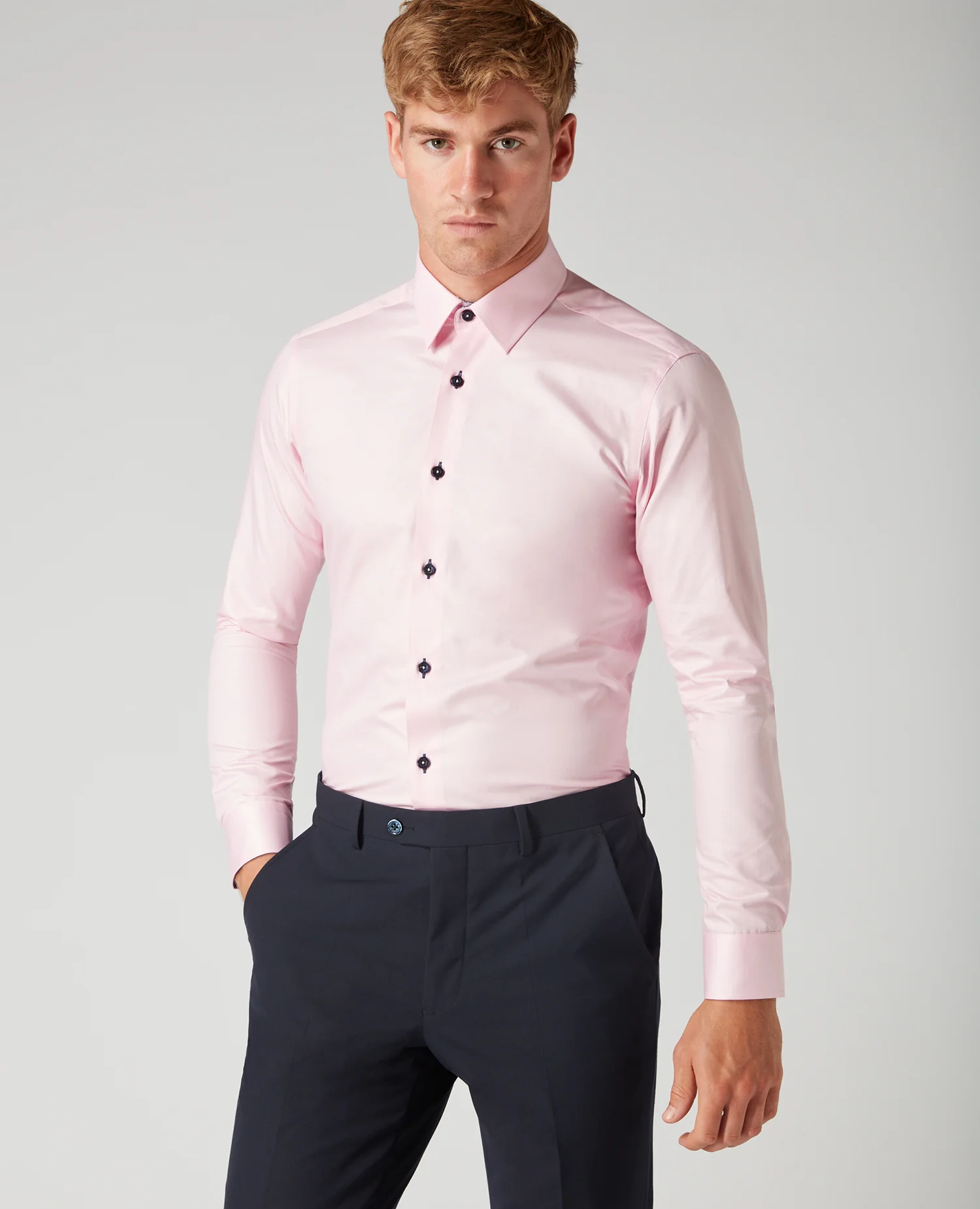 Slim Fit Cotton-Blend Shirt - Image 2