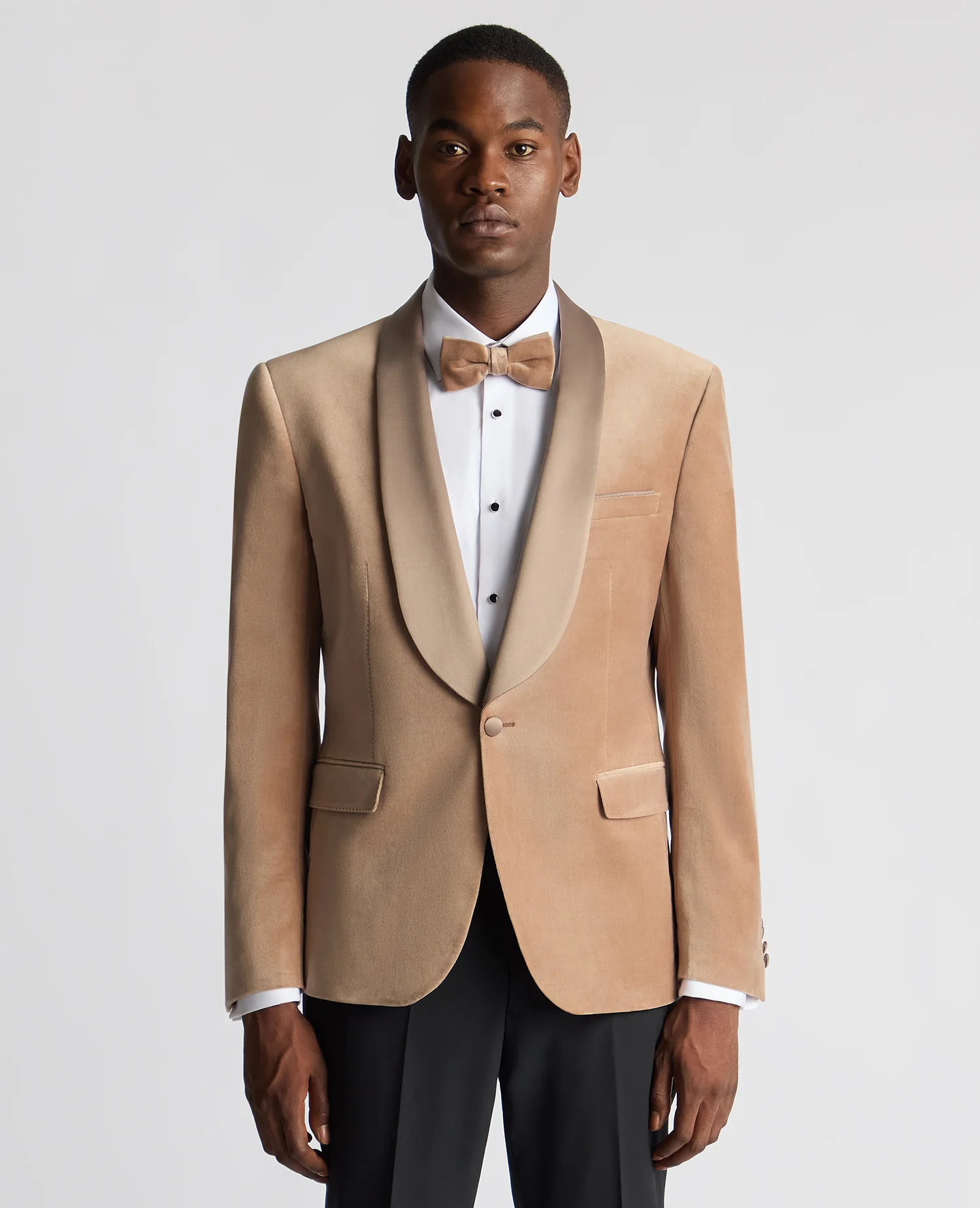 Slim Fit Velvet Jacket