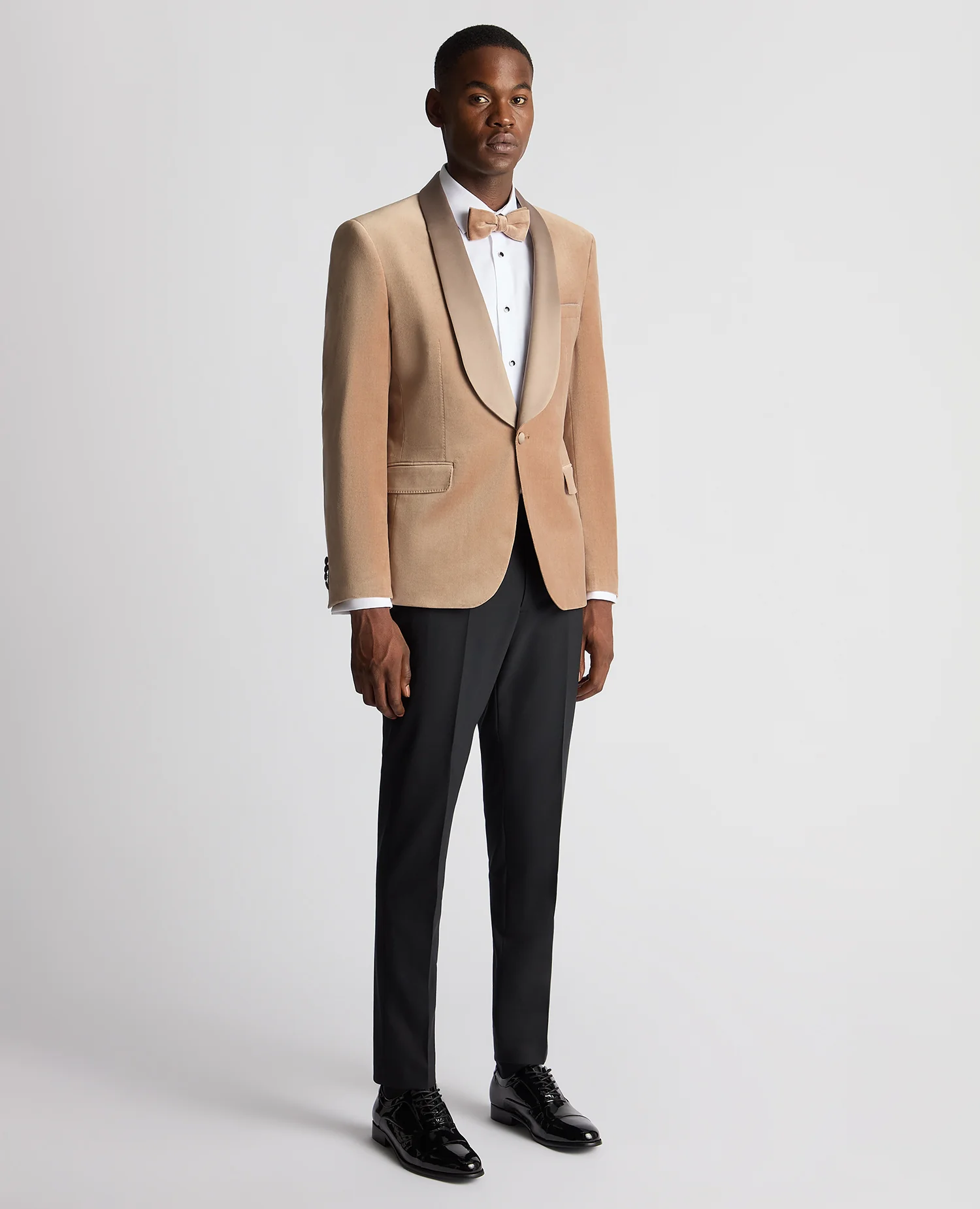 Slim Fit Velvet Jacket - Image 2