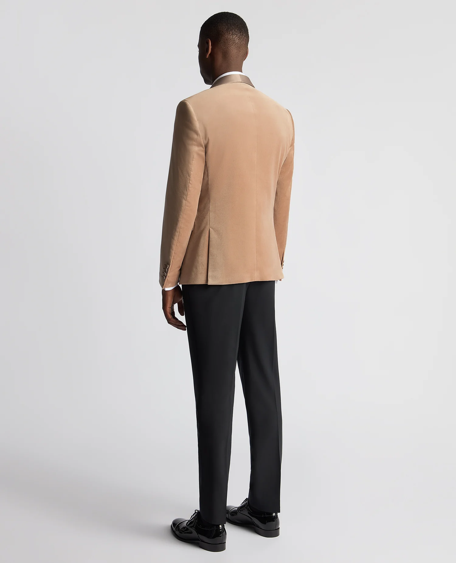 Slim Fit Velvet Jacket - Image 3