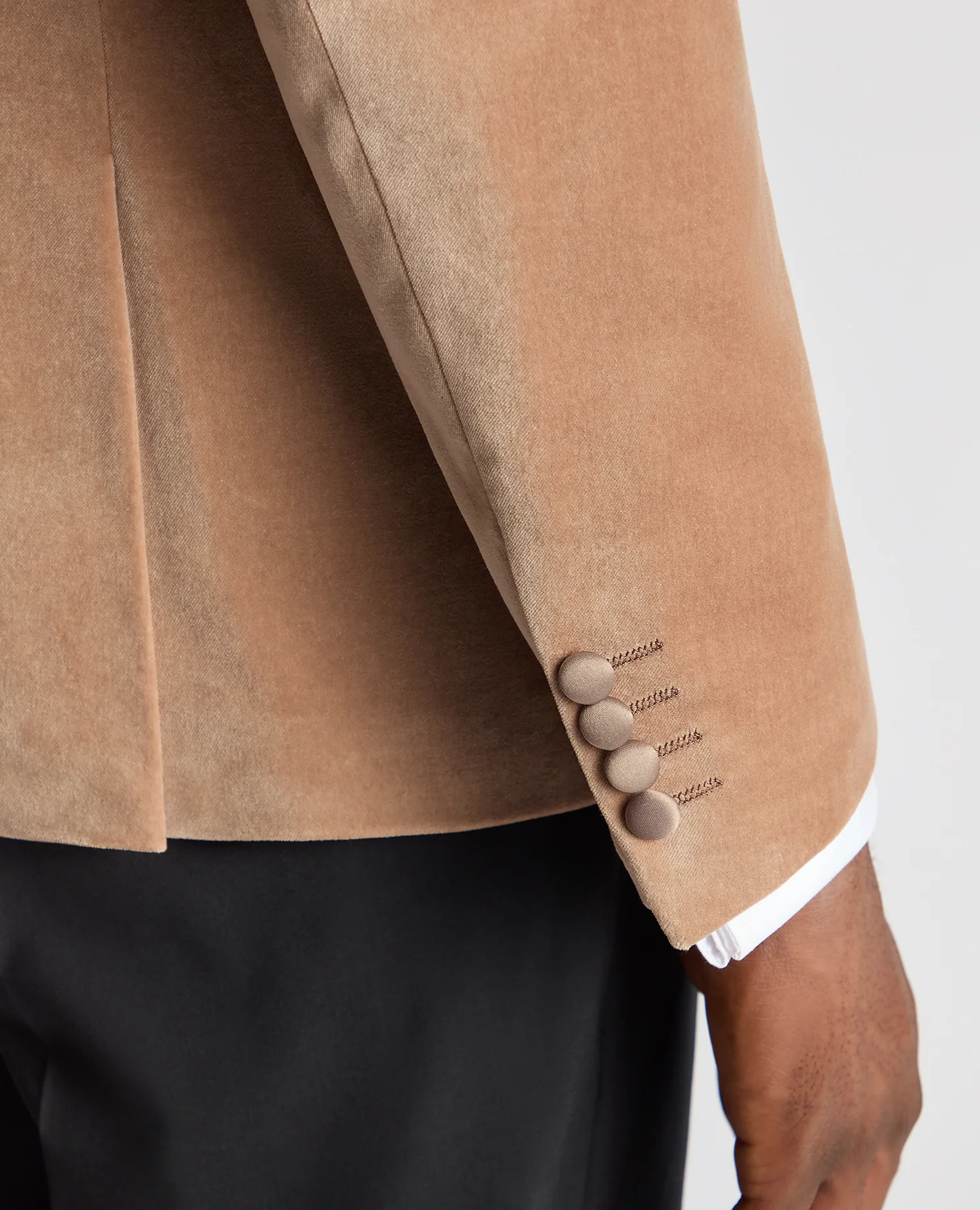 Slim Fit Velvet Jacket - Image 6