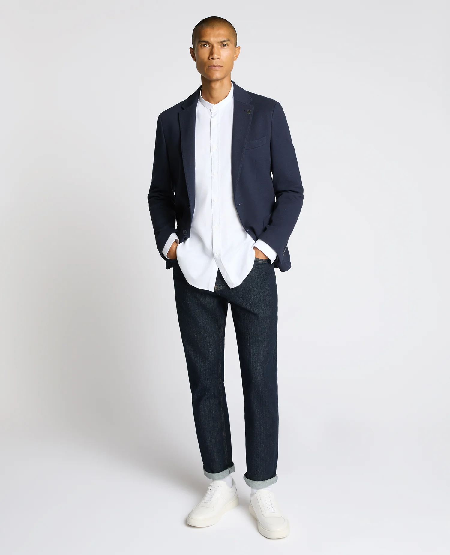 Slim Fit Cotton Stretch Jacket - Image 2
