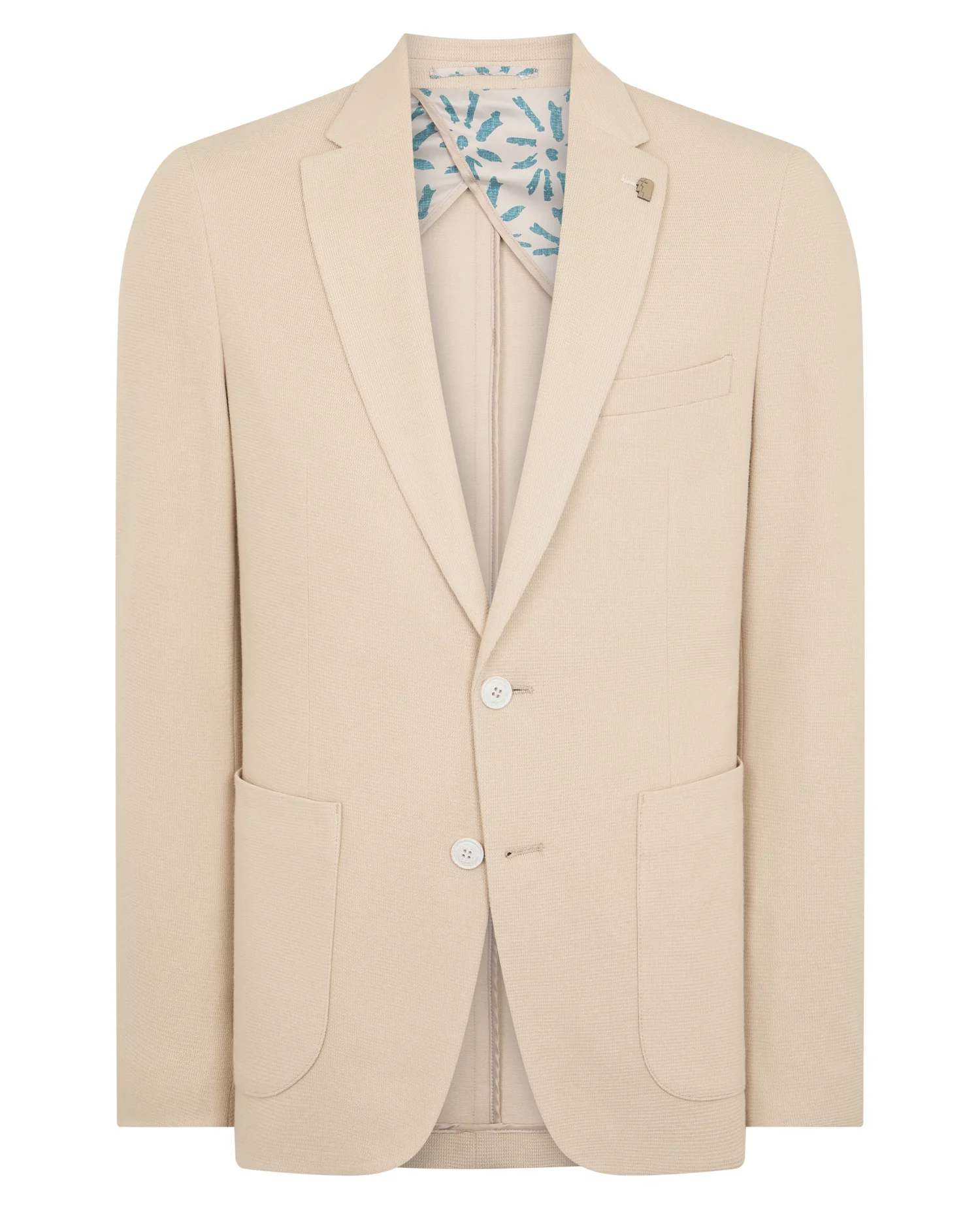 Slim fit cotton-blend stretch jacket - Image 8