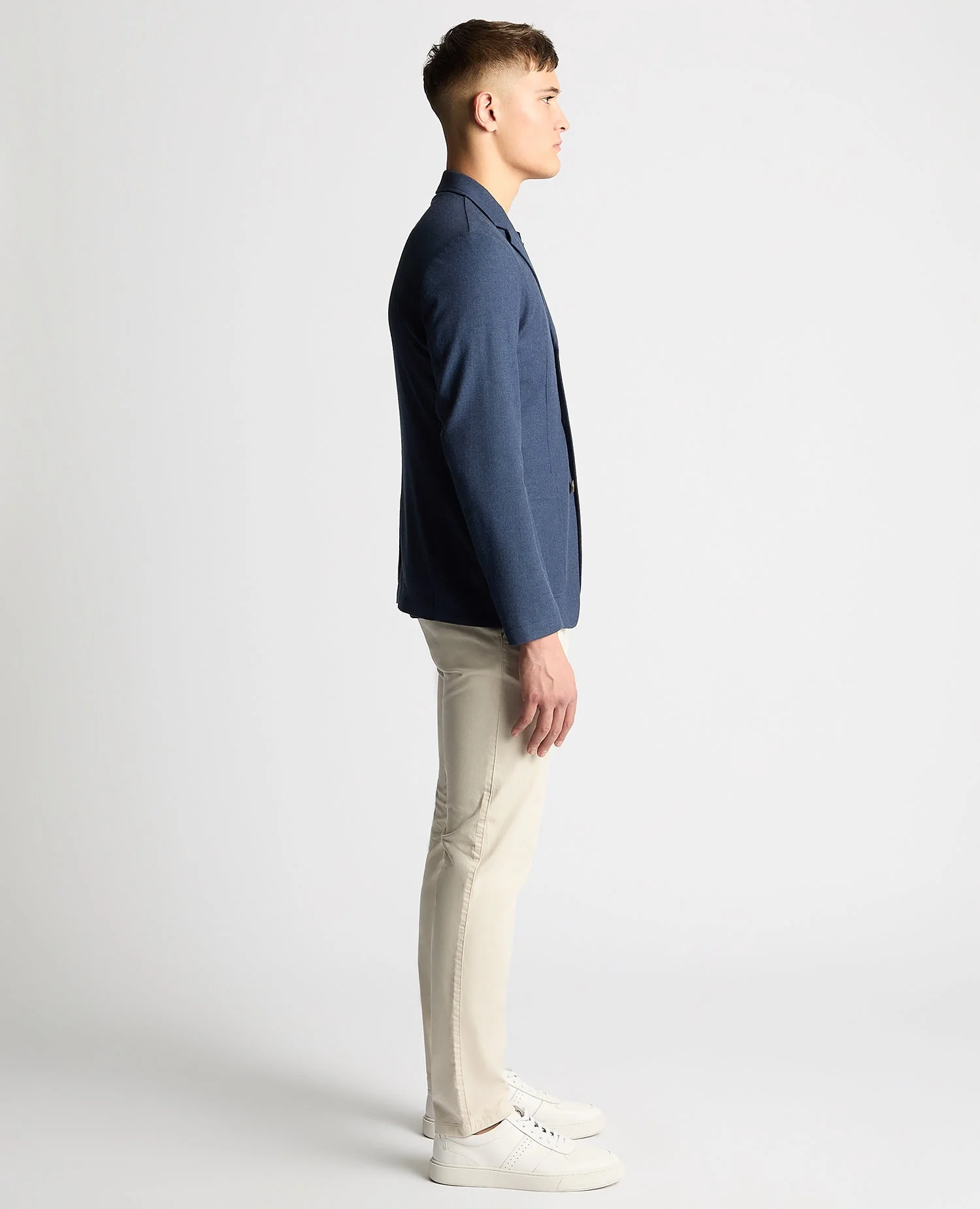 Slim Fit Cotton-Blend Stretch Jacket - Image 4