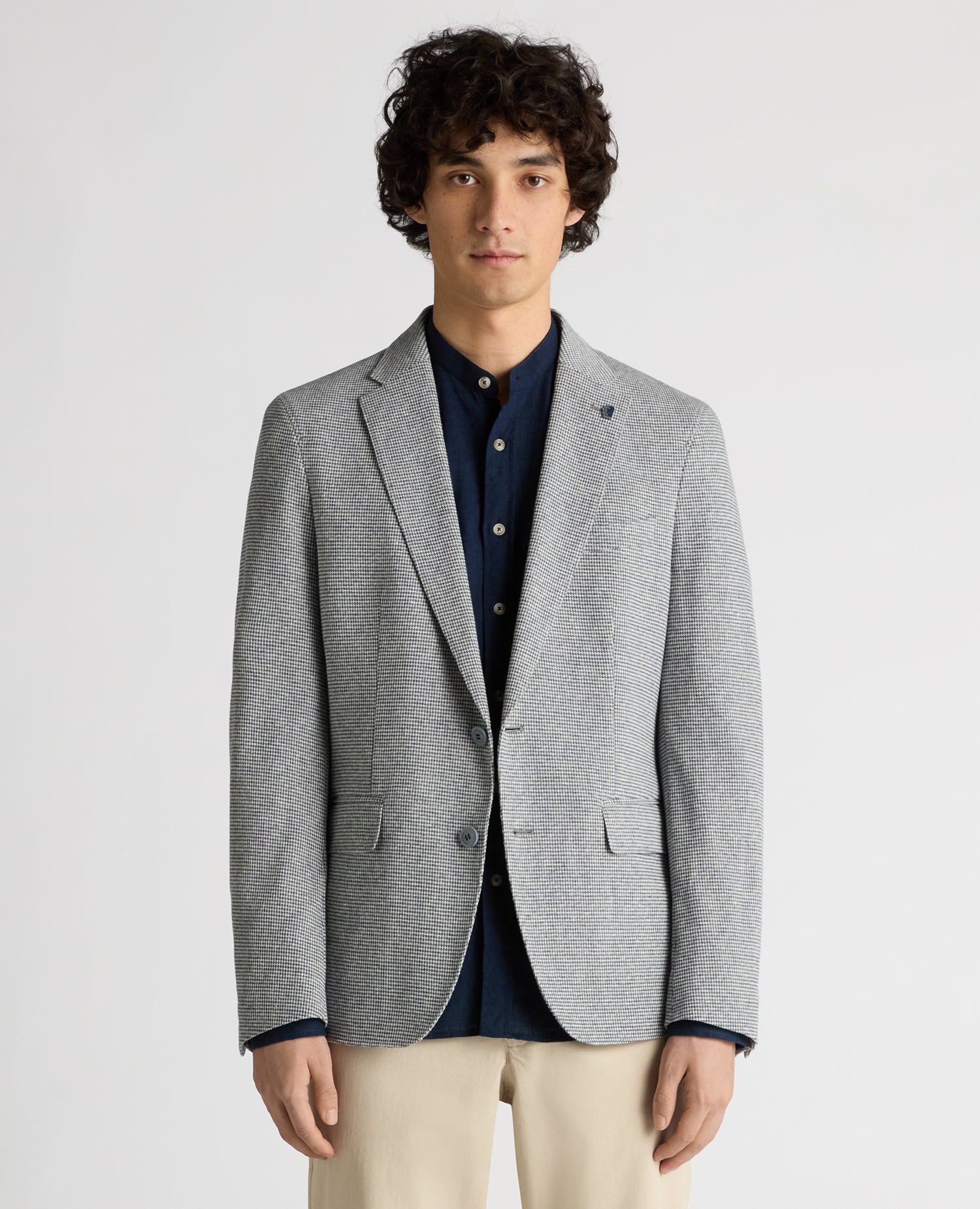 Slim Fit Cotton-Blend Stretch Jacket