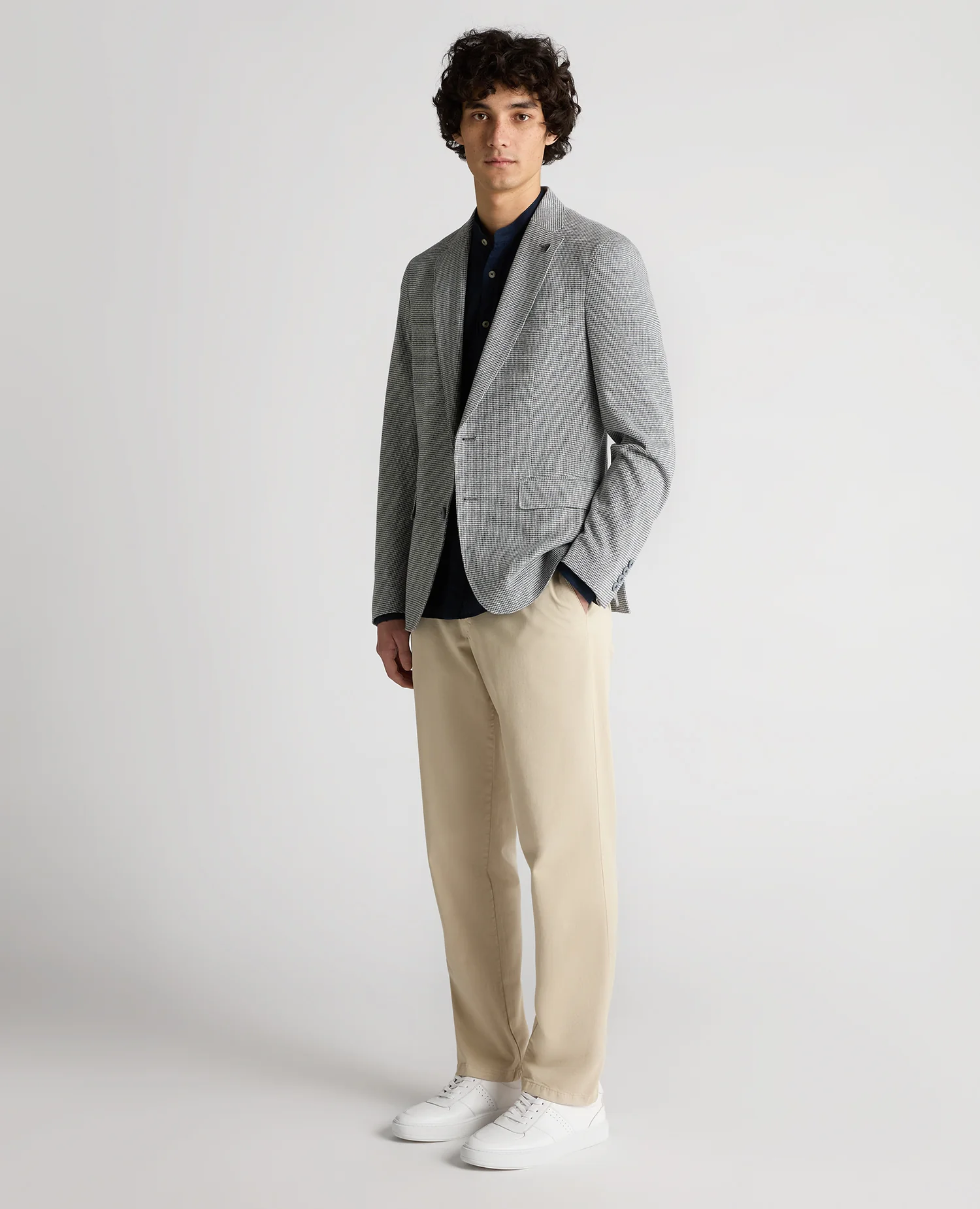 Slim Fit Cotton-Blend Stretch Jacket - Image 2