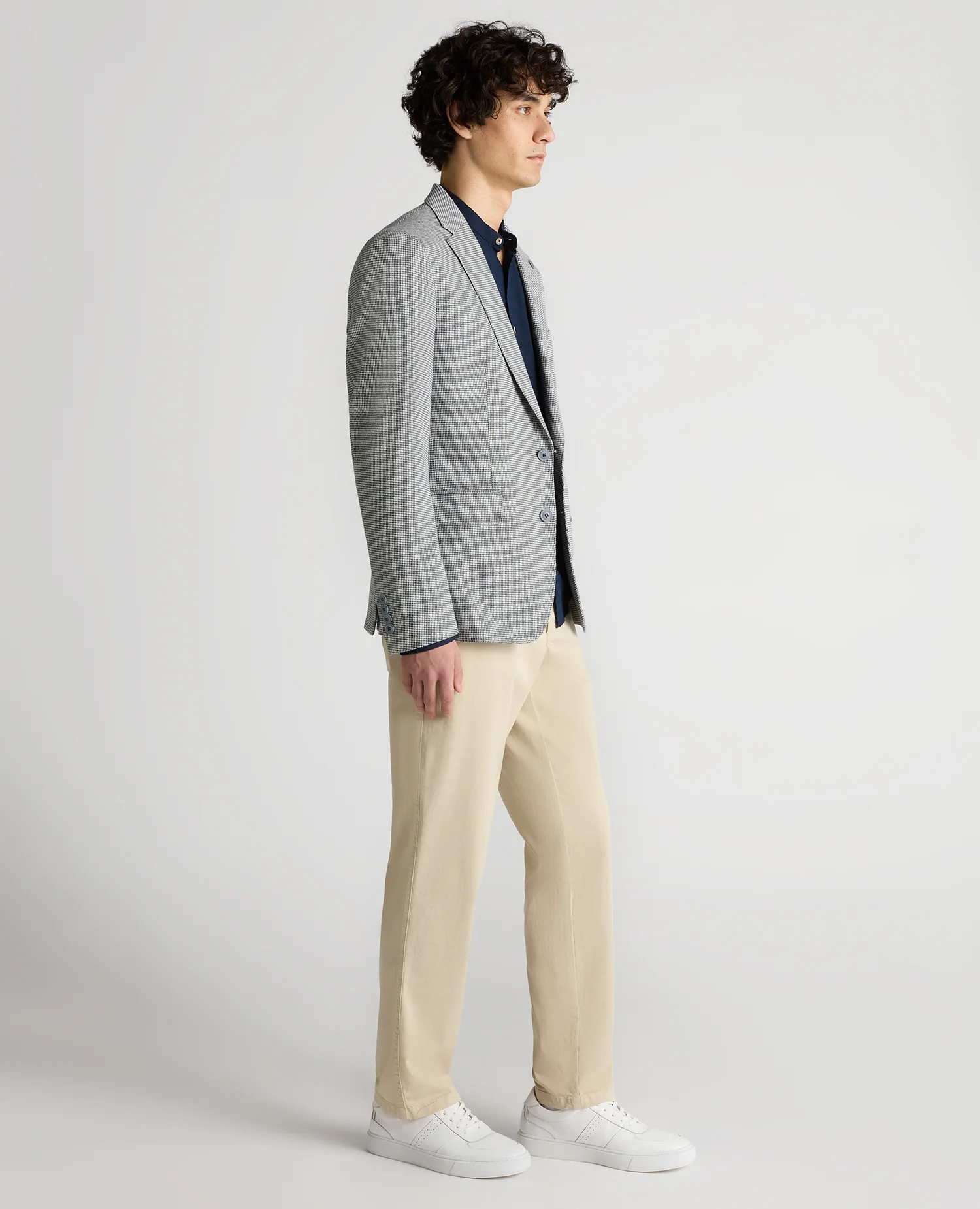 Slim Fit Cotton-Blend Stretch Jacket - Image 4