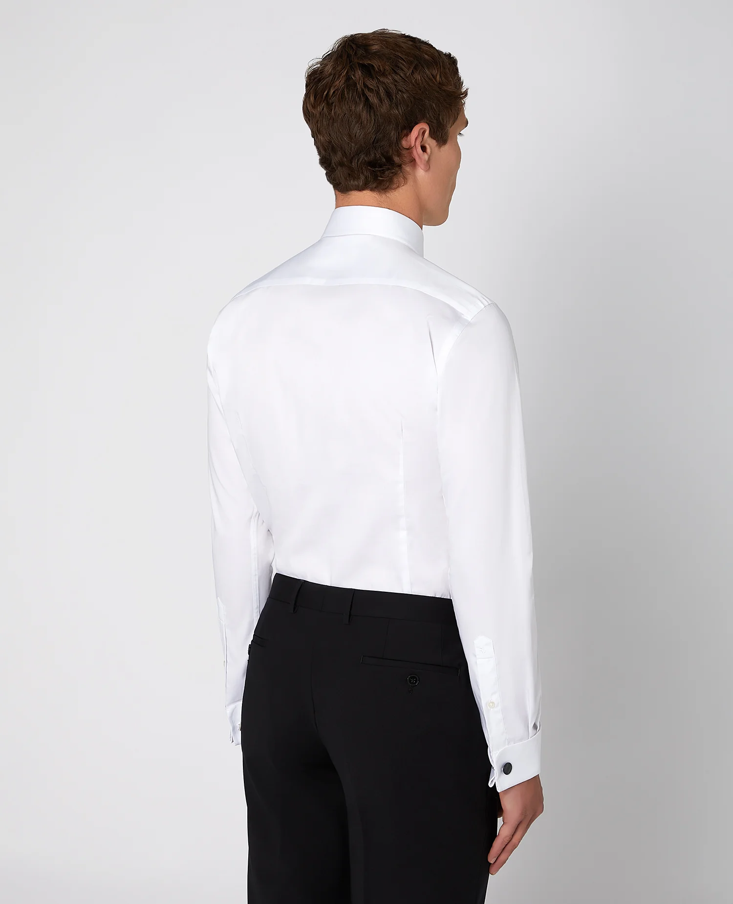 Slim Fit Stud Button Shirt - Image 4