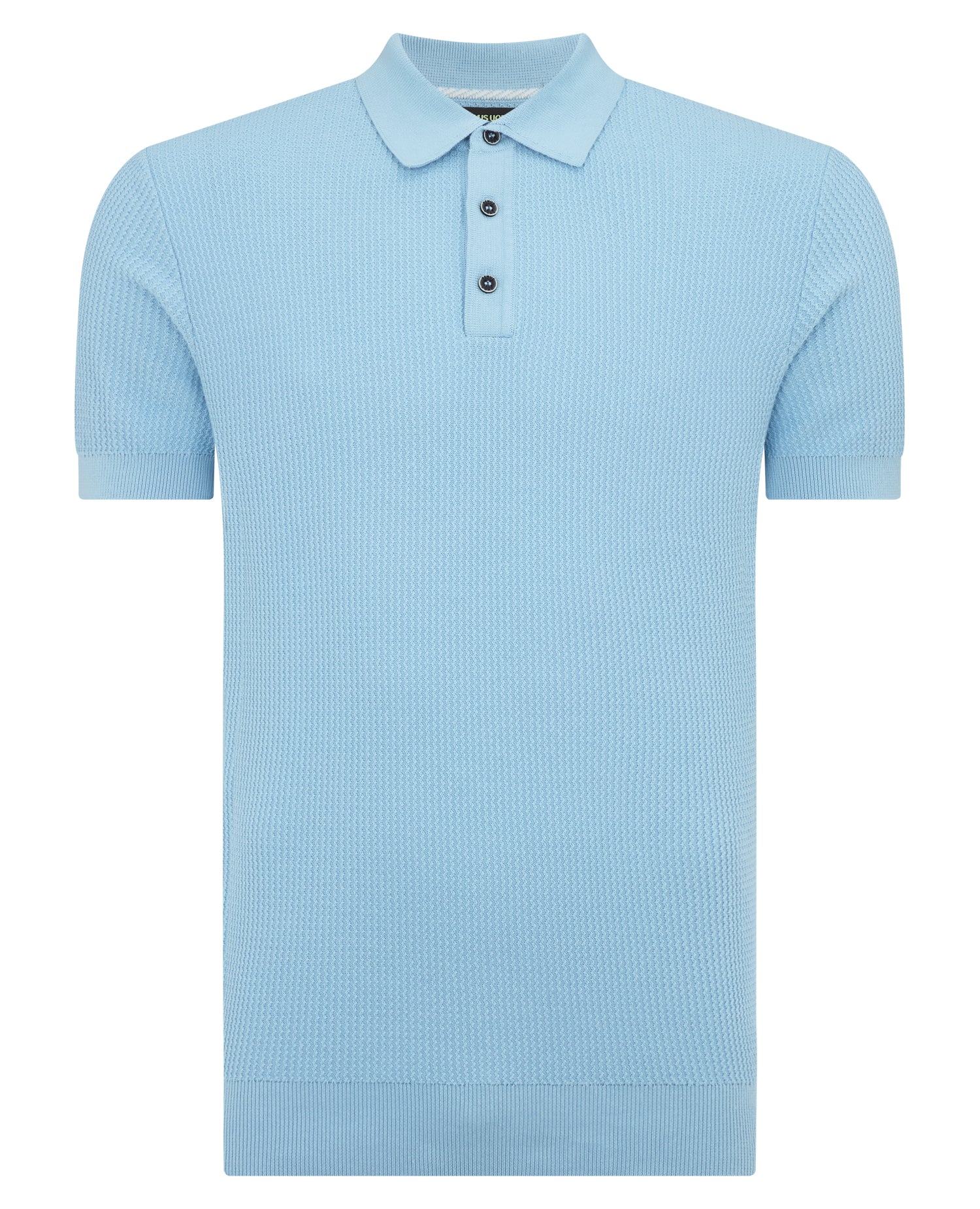 Slim Fit Cotton Interest Fabric Polo Shirt - Image 6