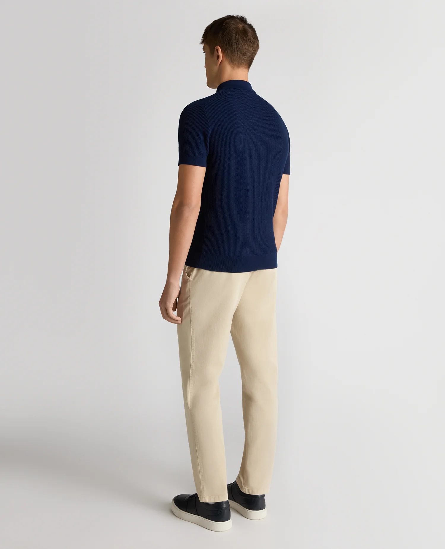 Knitted Cotton Polo Shirt - Image 3