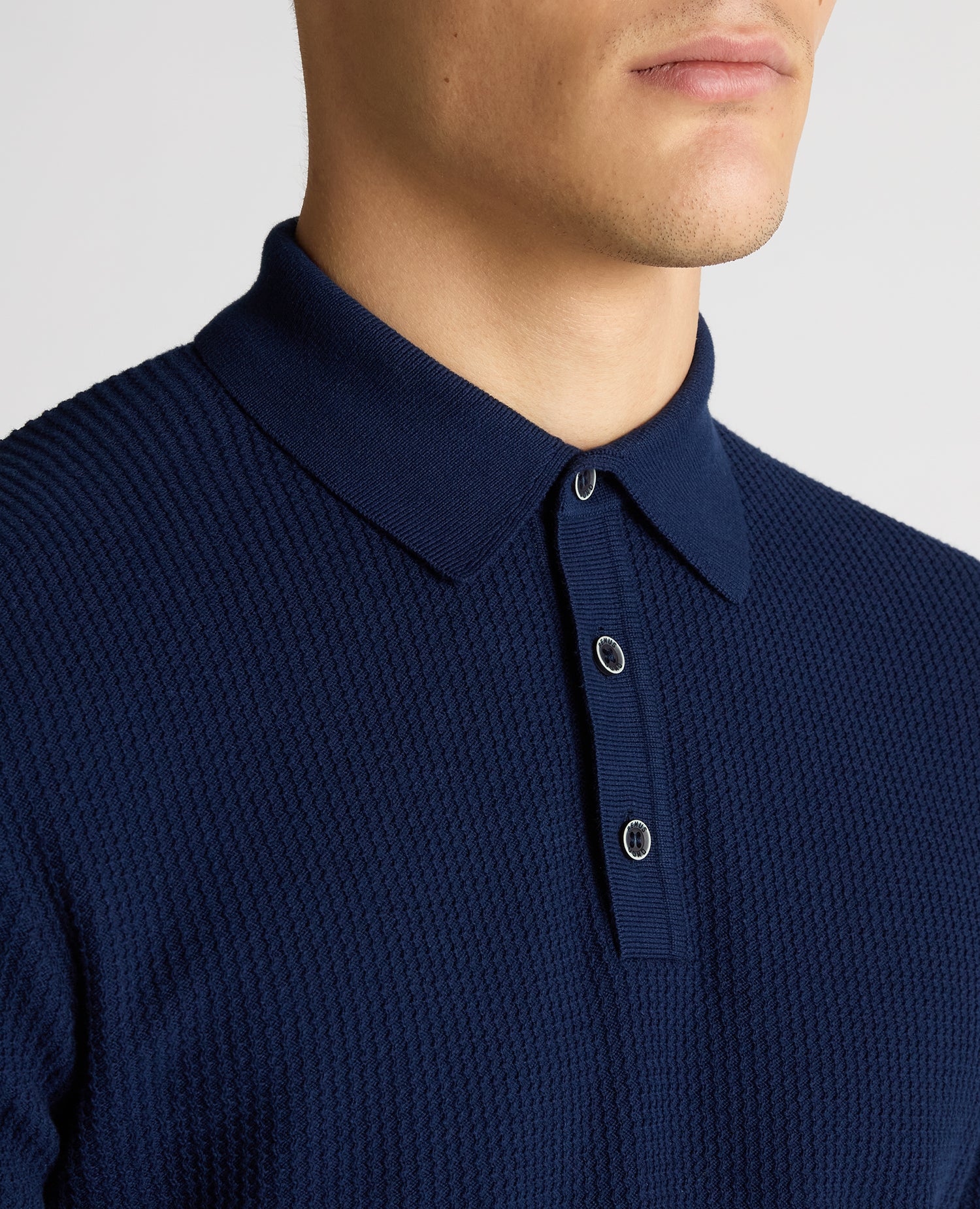 Knitted Cotton Polo Shirt - Image 5
