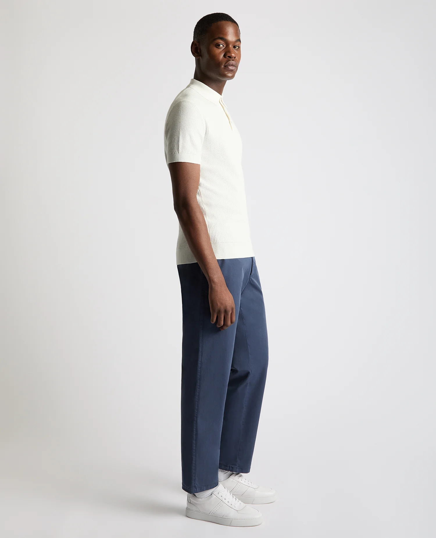 Knitted Cotton Polo Shirt - Image 4