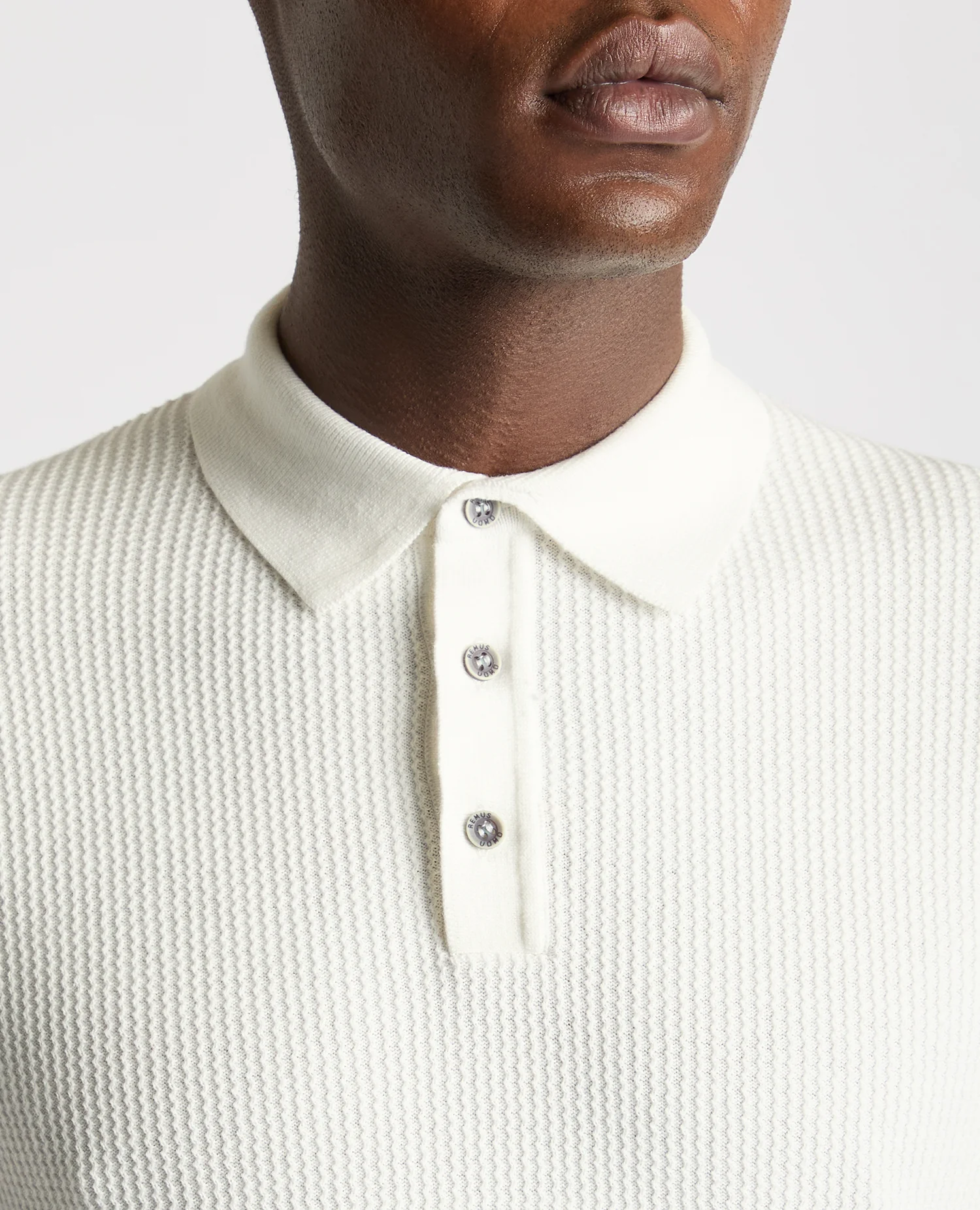 Knitted Cotton Polo Shirt - Image 5
