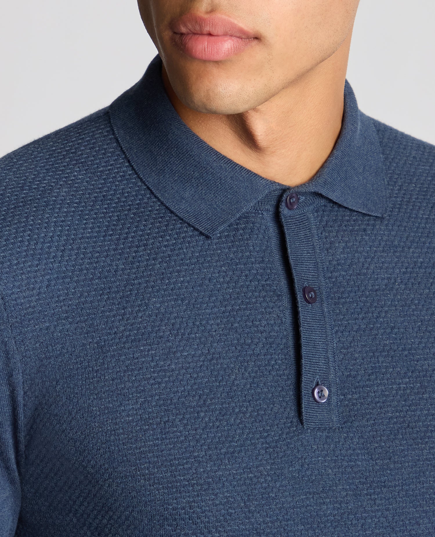 Slim Fit Cotton Knitted Polo - Image 5