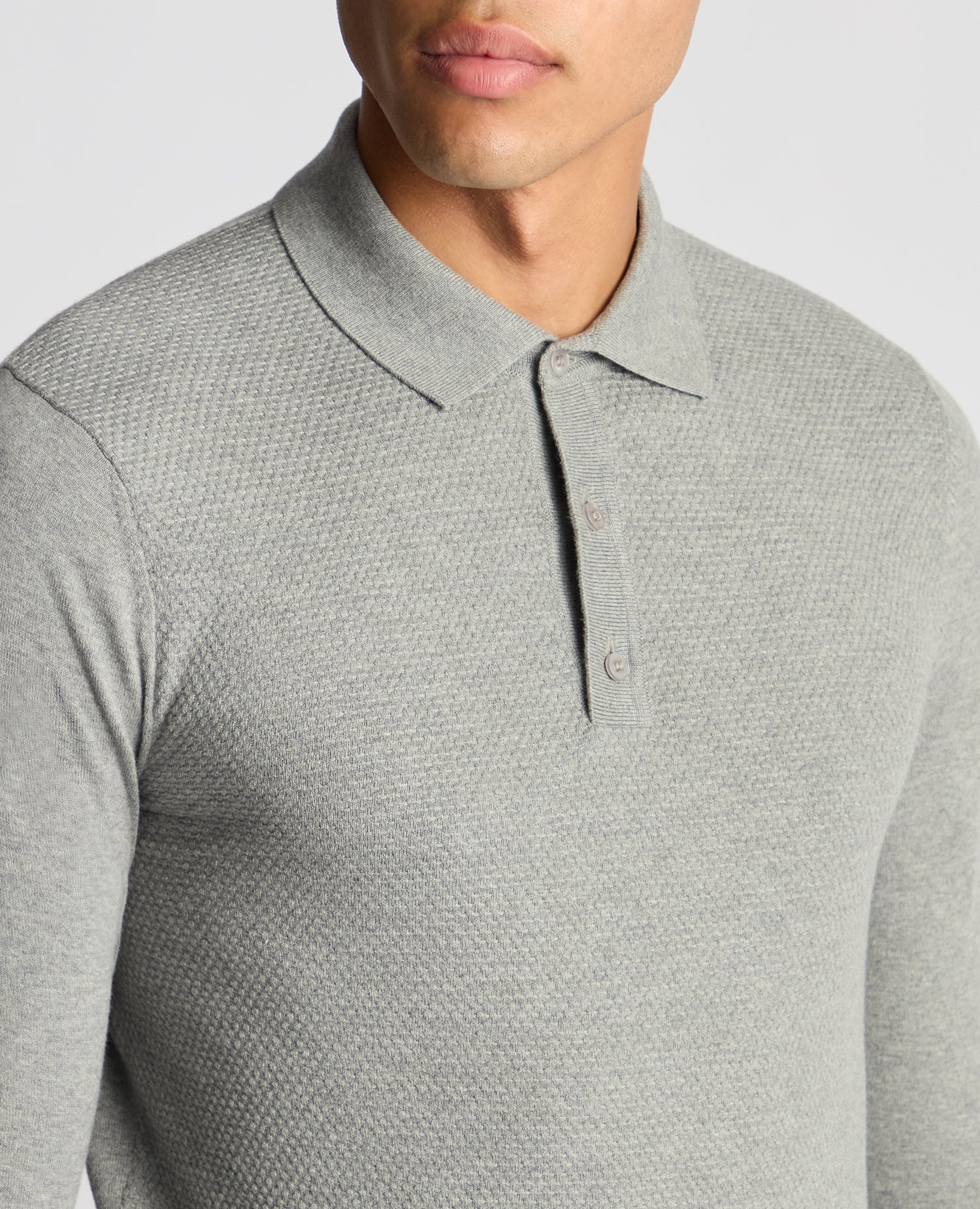Slim Fit Cotton Knitted Polo - Image 5