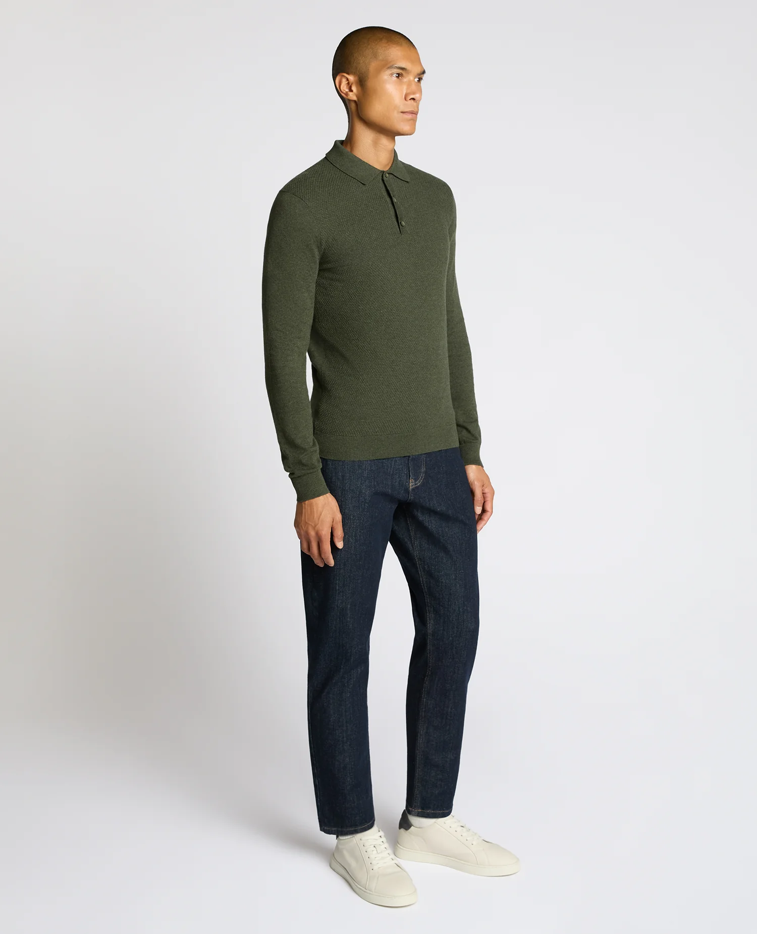 Cotton Interest Fabric Knit Polo - Image 4