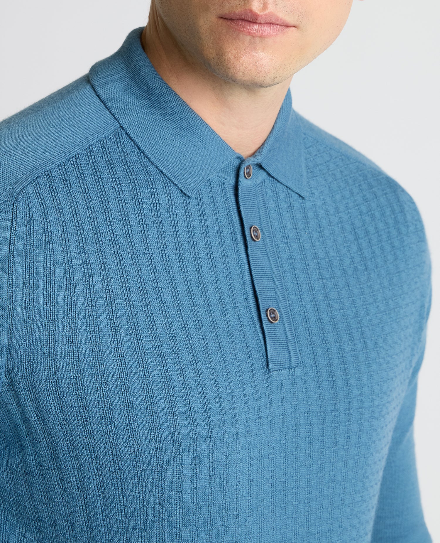 Merino Wool-Blend Knit Polo - Image 5