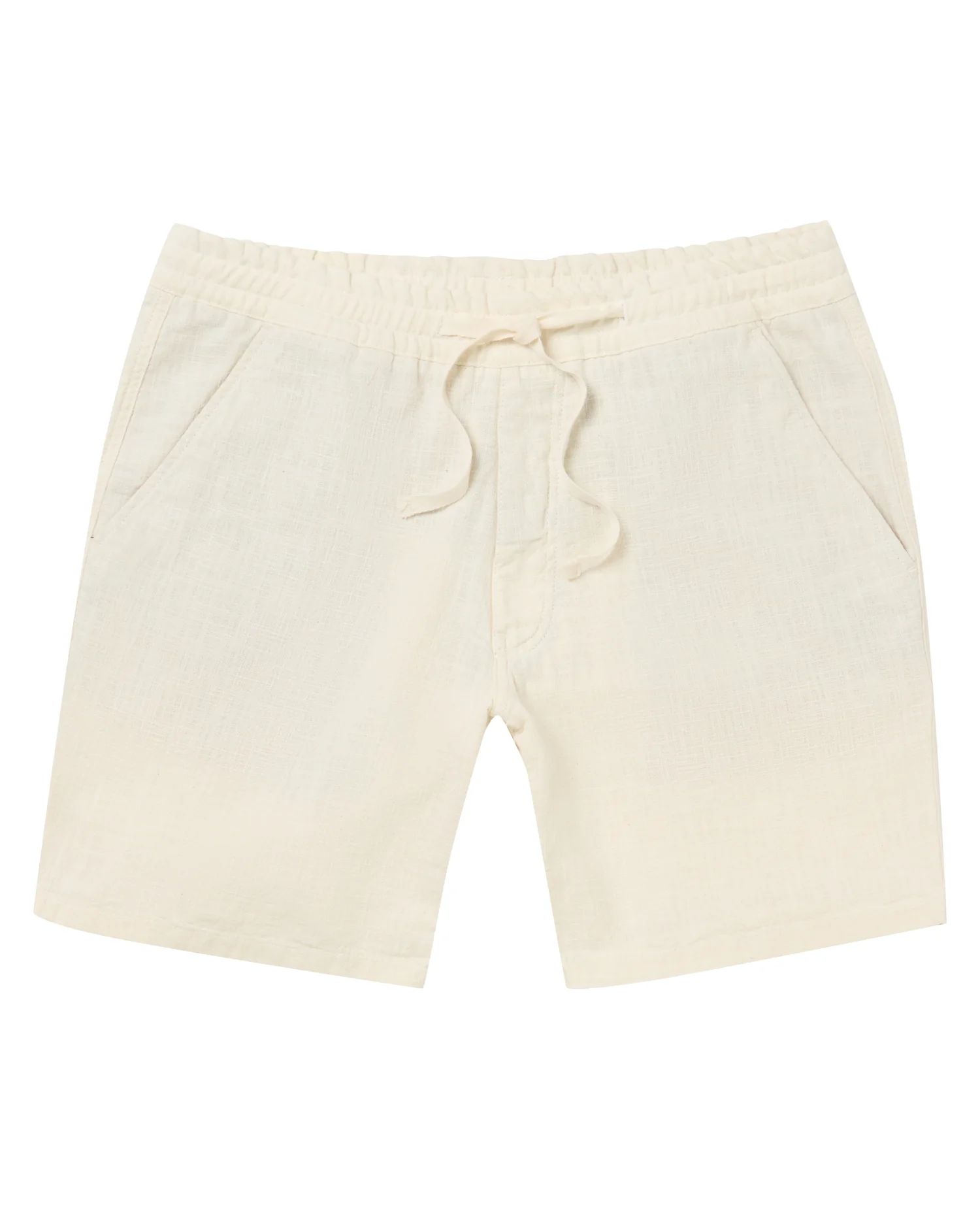 Slim Fit Cotton-Linen Shorts - Image 6