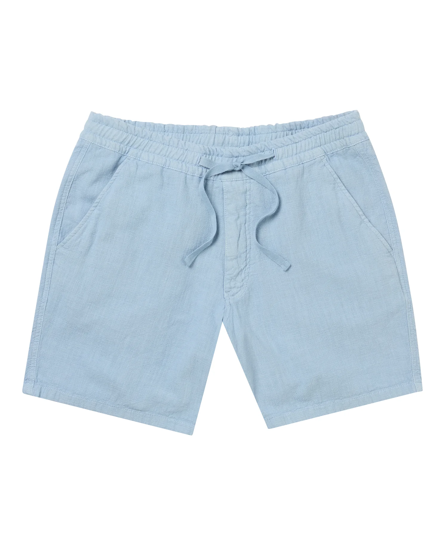 Slim Fit Cotton-Linen Shorts - Image 6