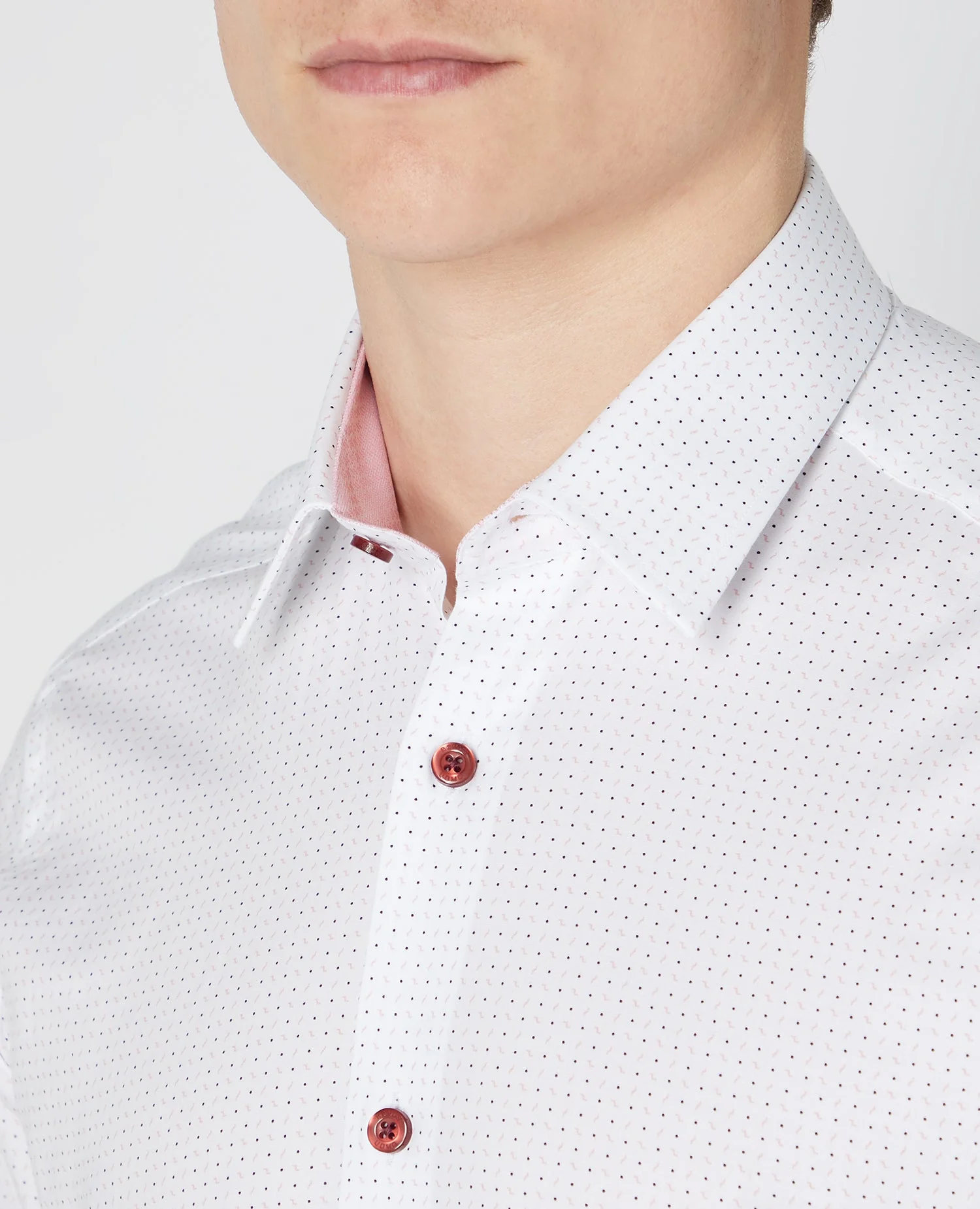 Slim Fit Cotton Print Shirt - Image 4