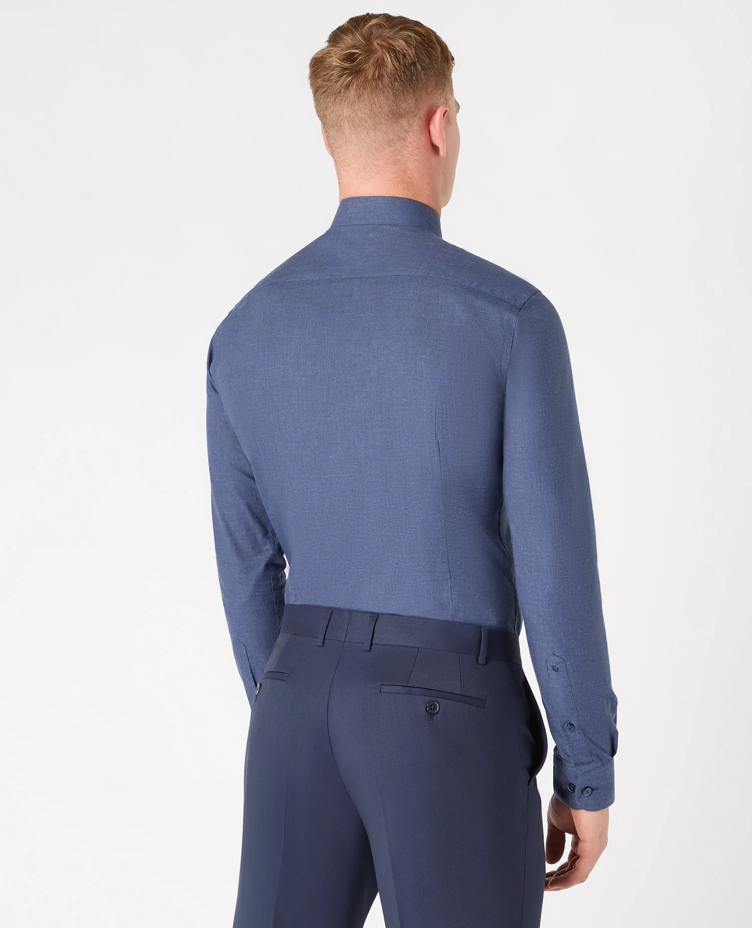 Slim fit cotton shirt - Image 3