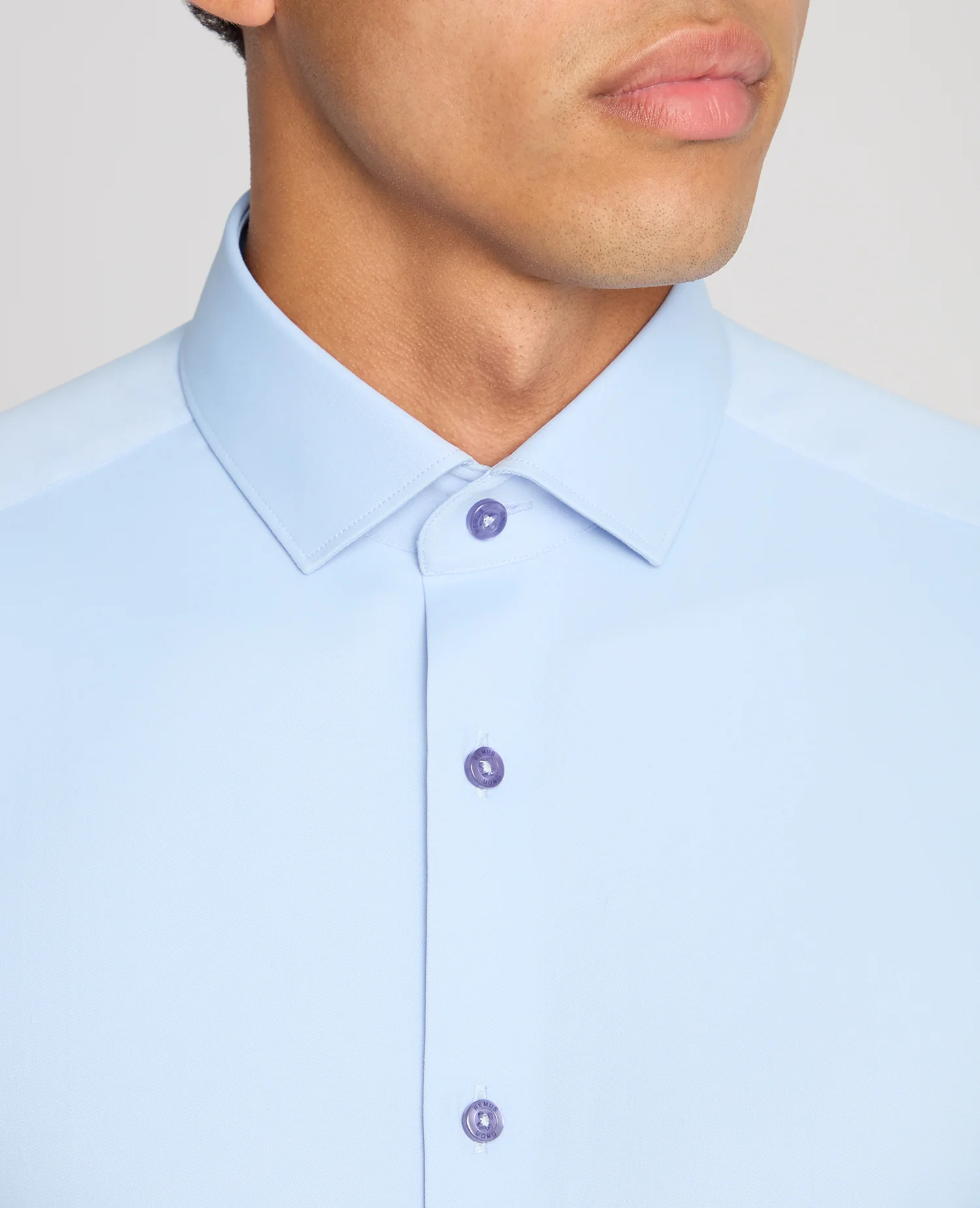 Slim Fit Cotton Stretch Double Cuff Shirt - Image 4
