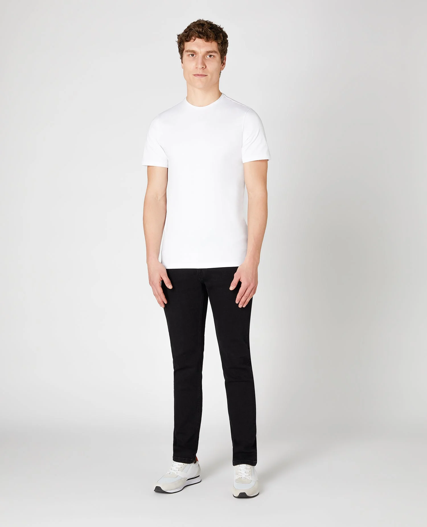 Slim Fit Cotton Stretch Jeans - Image 2