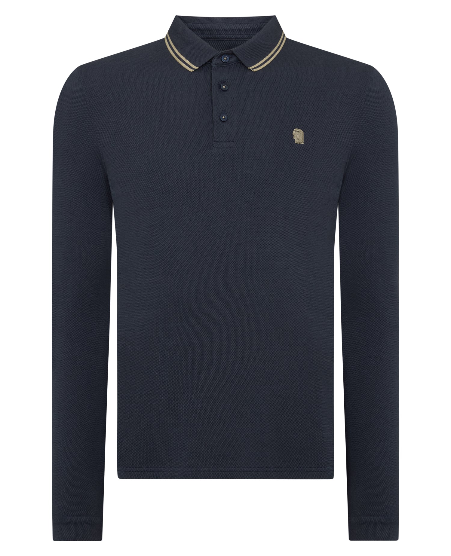 Contrast Collar Cotton-Stretch Polo - Image 6