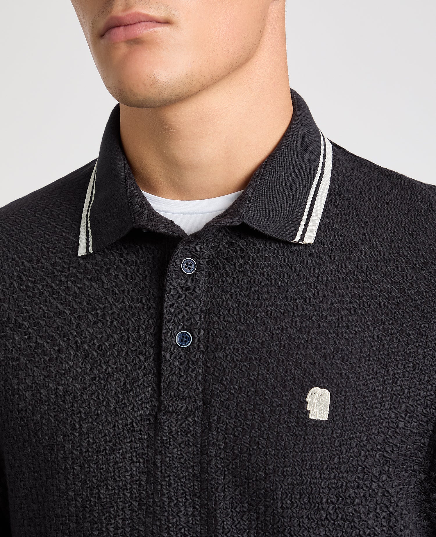 Contrast Collar Jersey Polo - Image 5