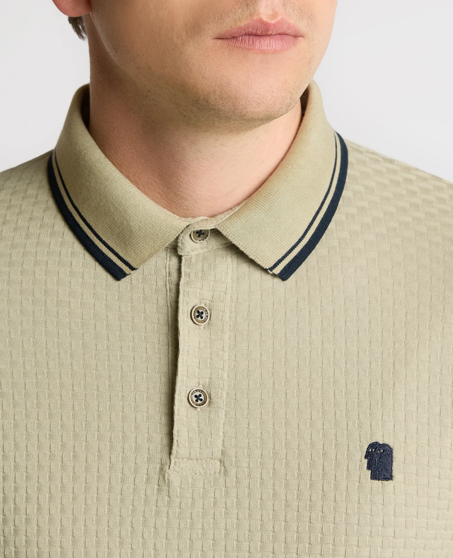 Contrast Collar Jersey Polo - Image 4