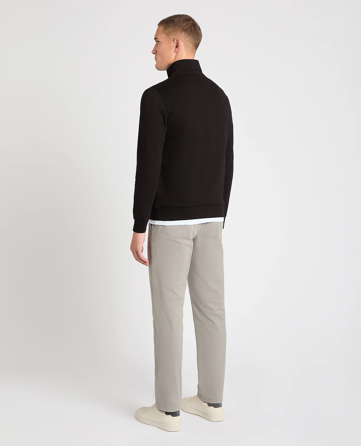 Half-Zip Jersey Sweatshirt - Image 3