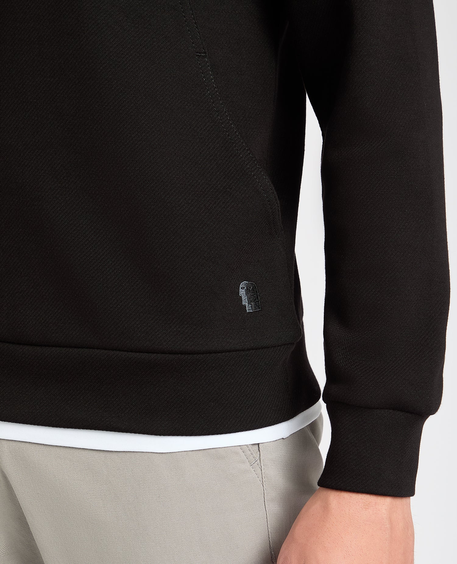 Half-Zip Jersey Sweatshirt - Image 6