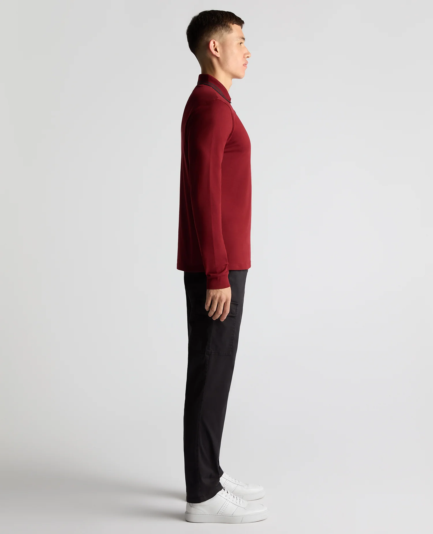 Slim Fit Cotton-Stretch Pique Polo Shirt - Image 4