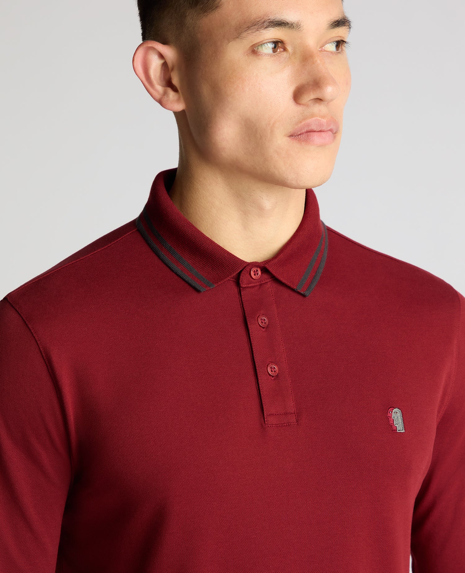 Slim Fit Cotton-Stretch Pique Polo Shirt - Image 5