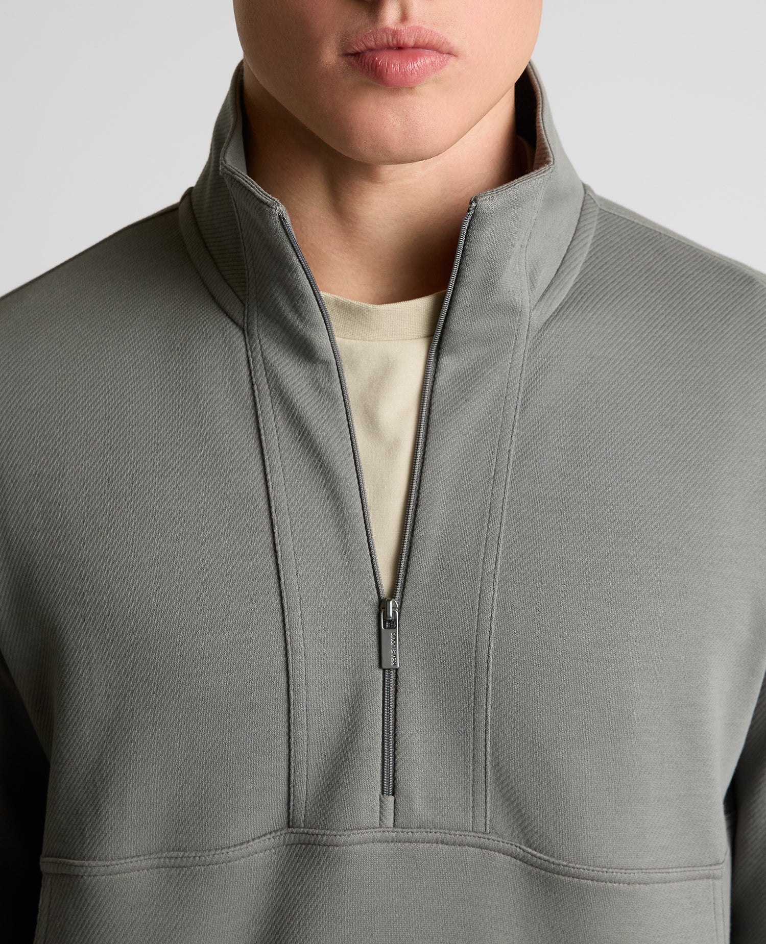 Half-Zip Jersey Sweatshirt - Image 5