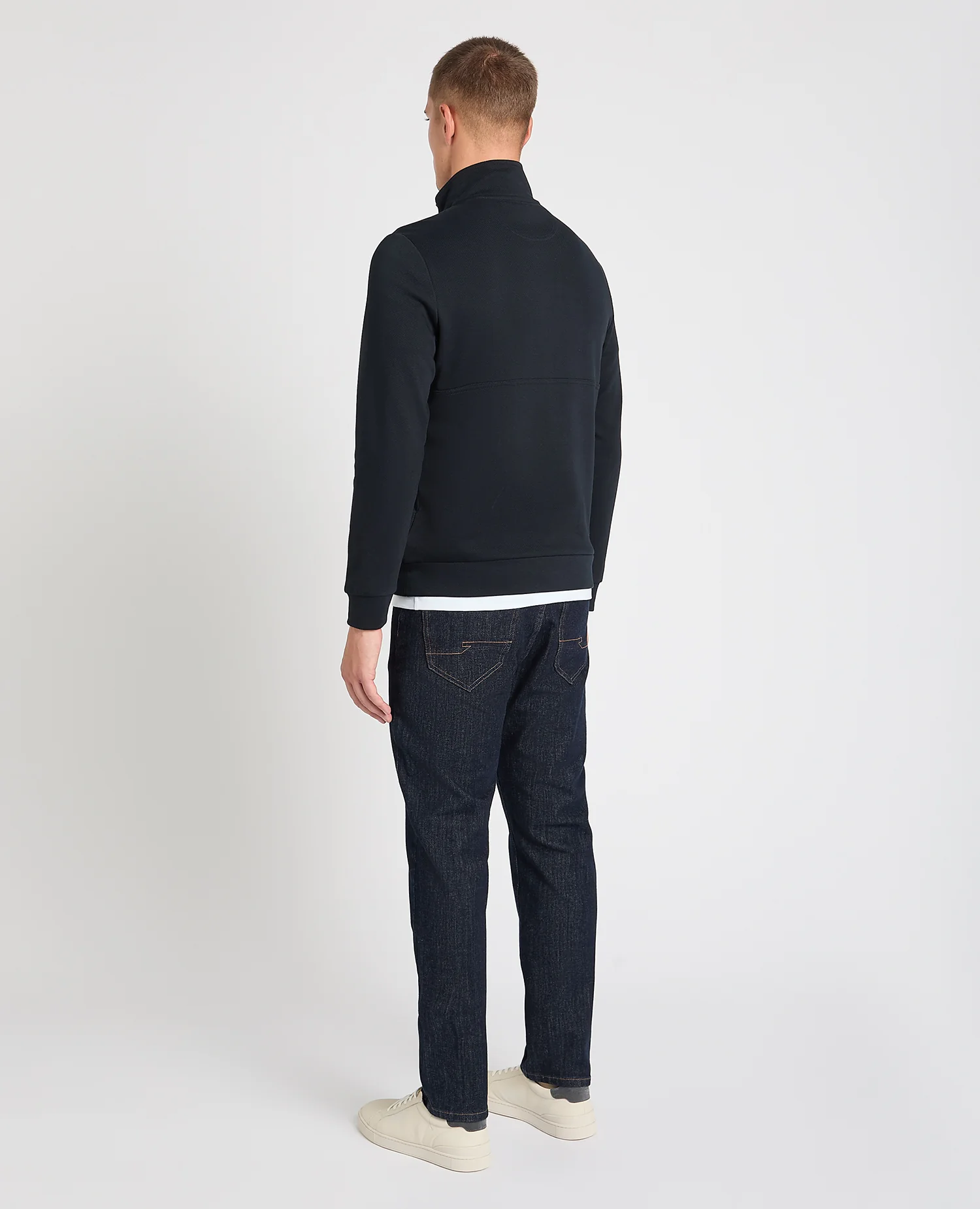 Half-Zip Jersey Sweatshirt - Image 3