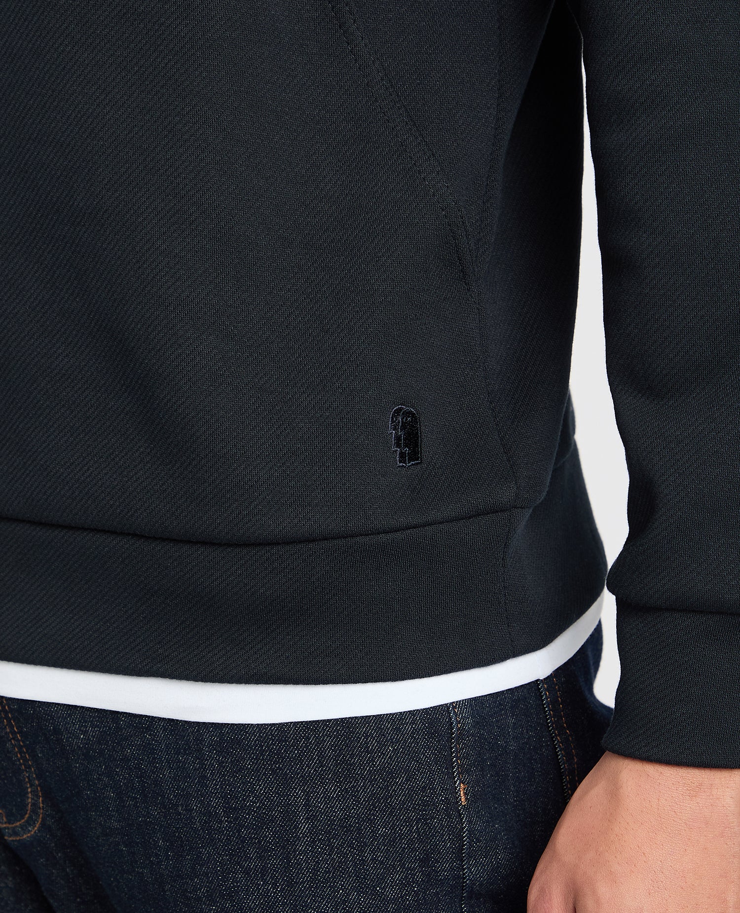 Half-Zip Jersey Sweatshirt - Image 6
