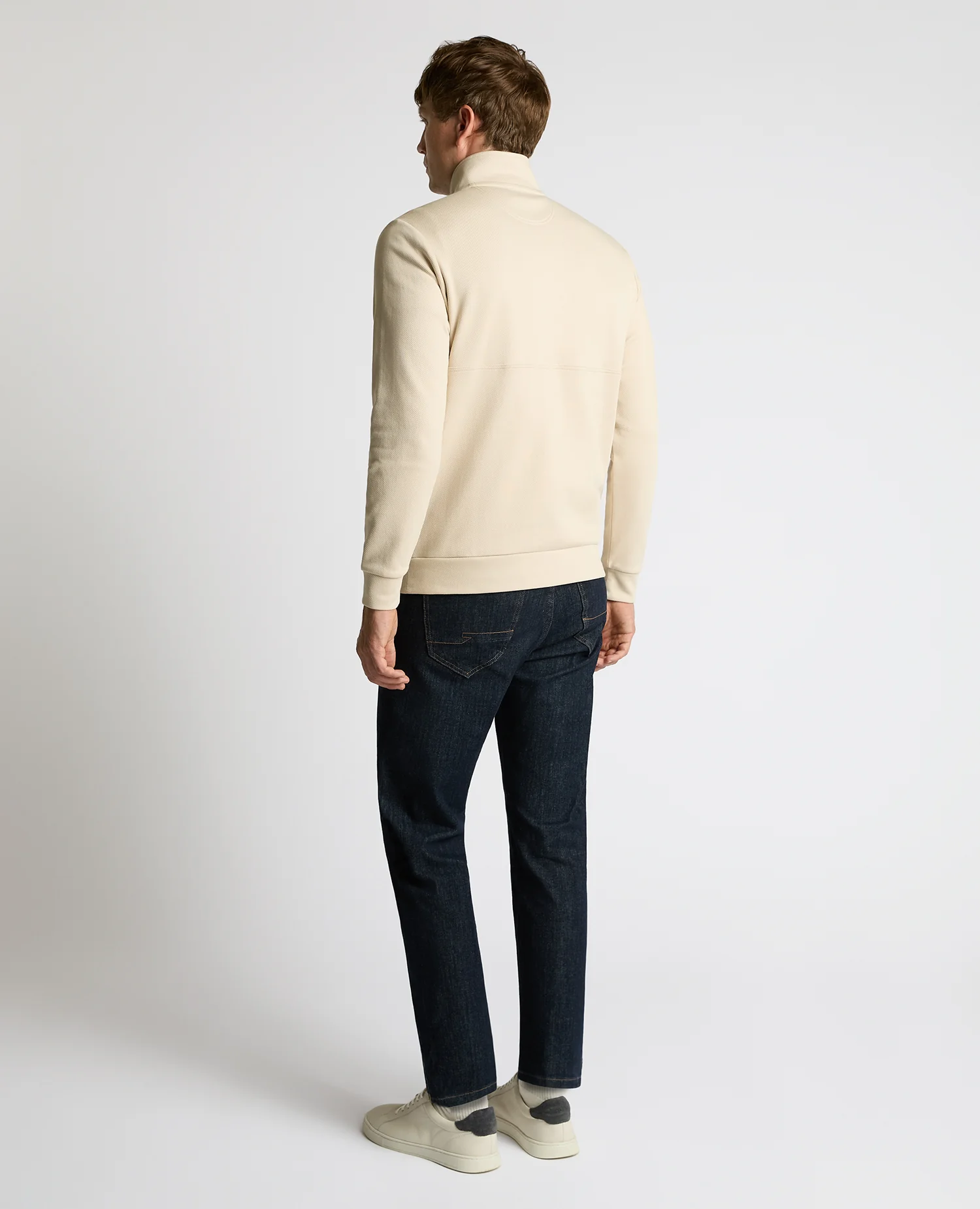 Half-Zip Jersey Sweatshirt - Image 3