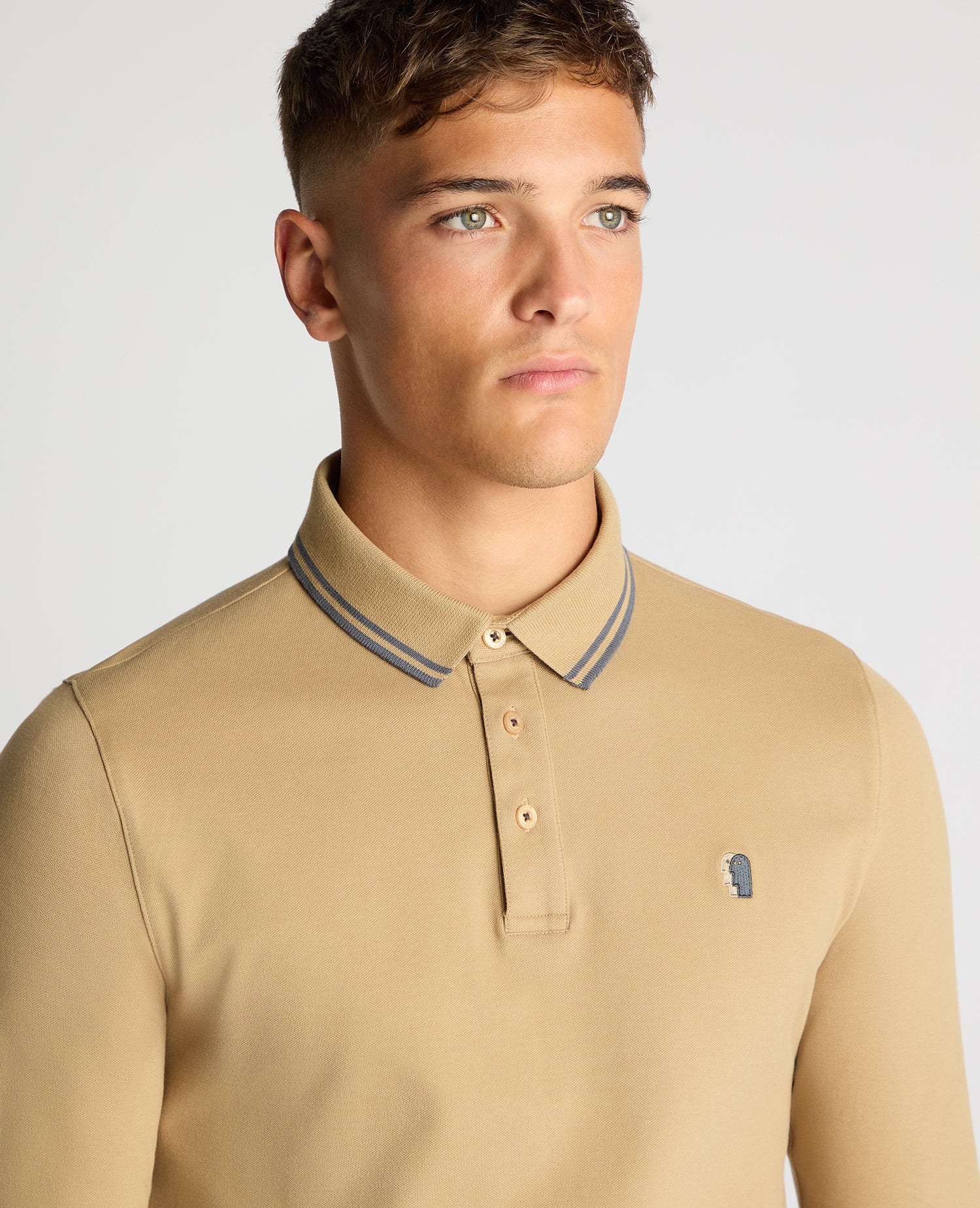 Slim Fit Cotton-Stretch Pique Polo Shirt - Image 5