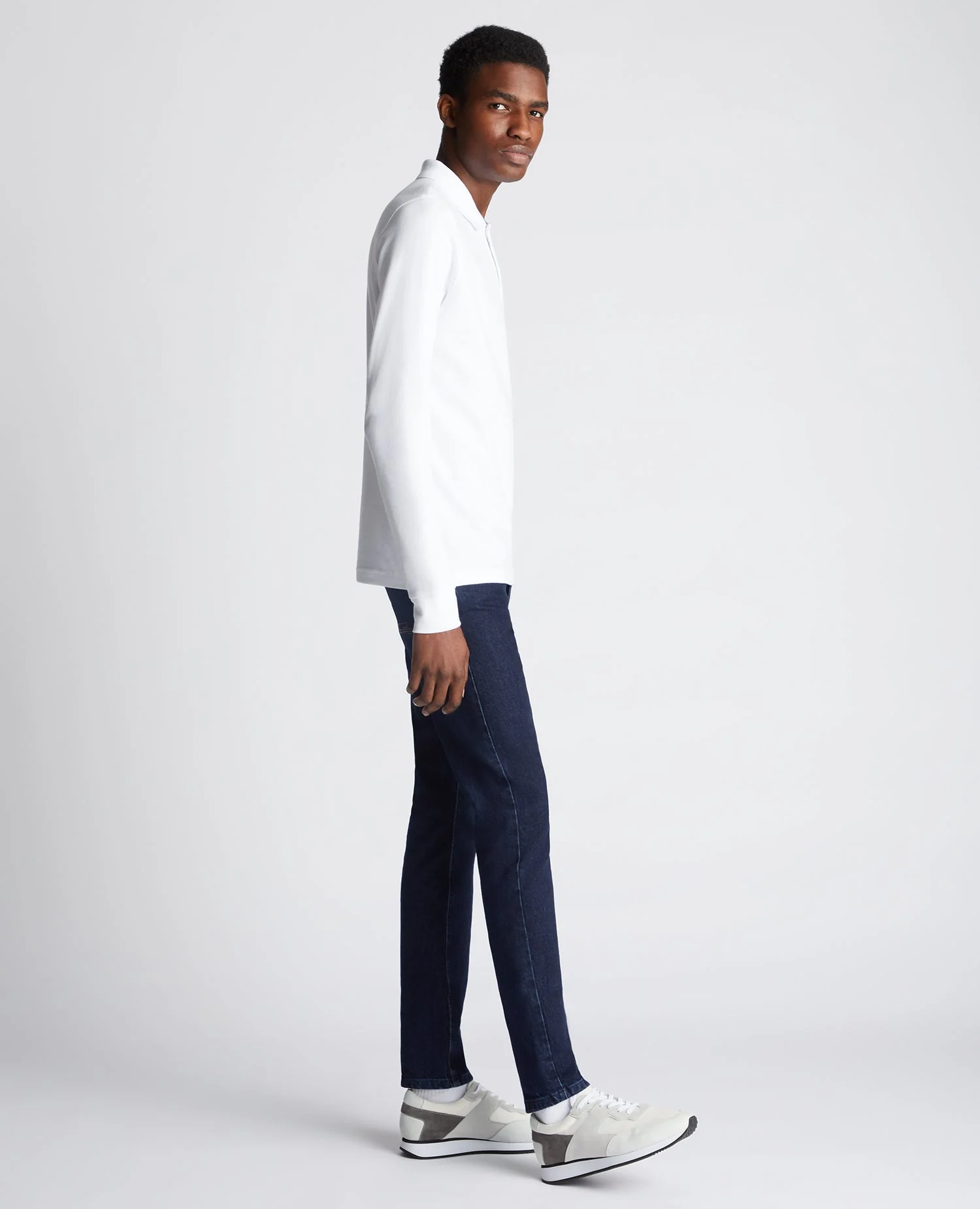 Slim Fit Cotton-Stretch Pique Polo Shirt - Image 4