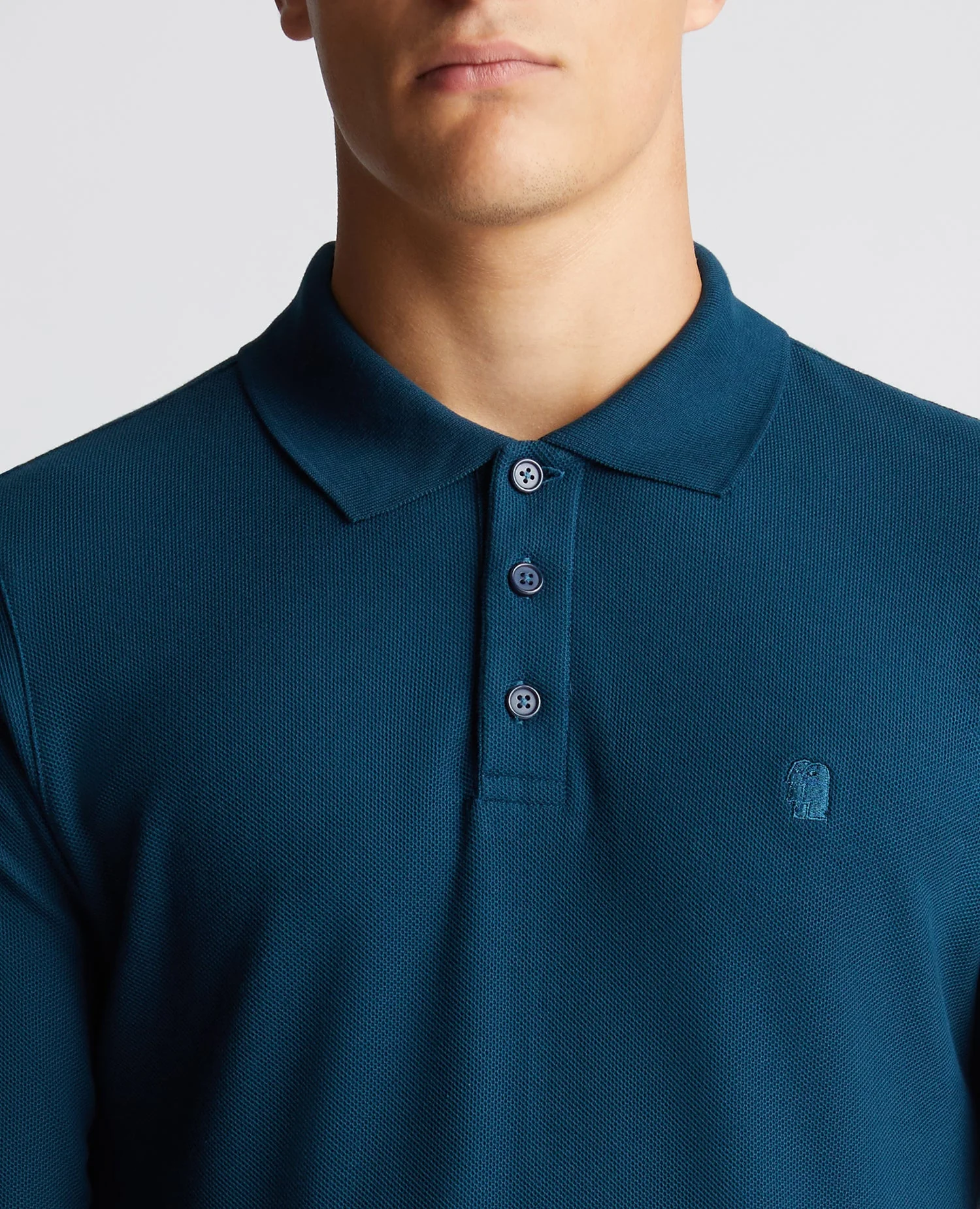 Slim Fit Cotton-Stretch Pique Polo Shirt - Image 4