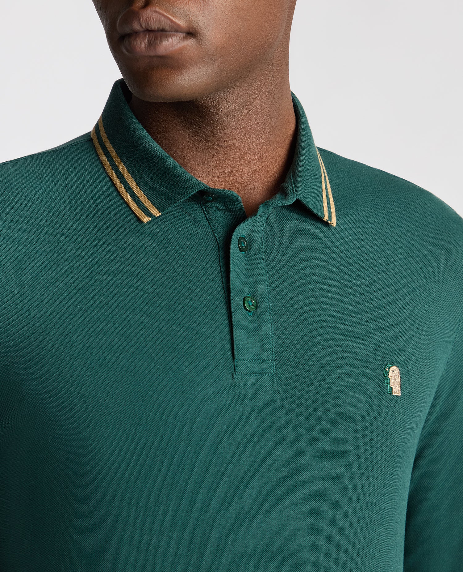 Slim Fit Cotton-Stretch Pique Polo Shirt - Image 5