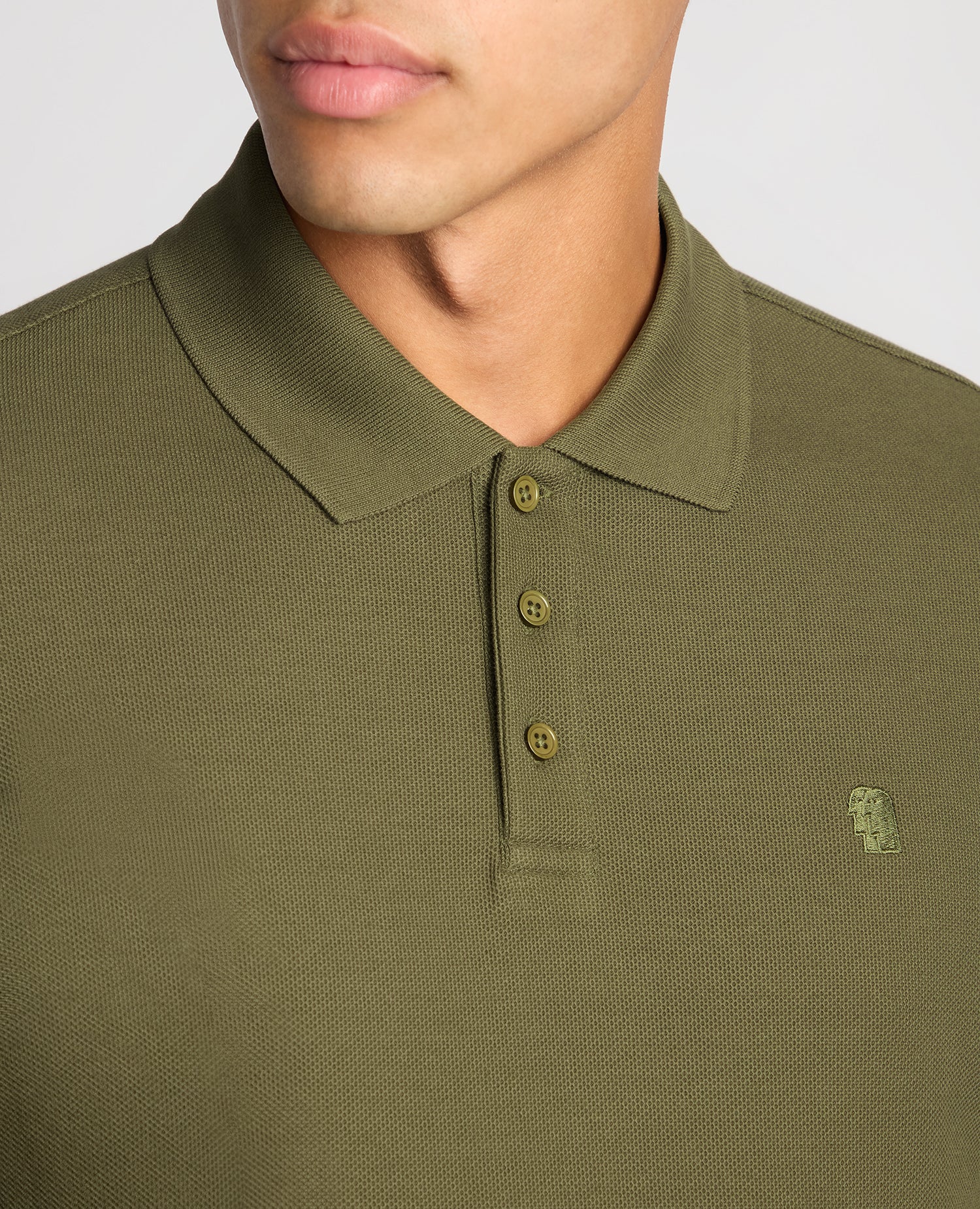 Slim Fit Cotton-Stretch Pique Polo Shirt - Image 5