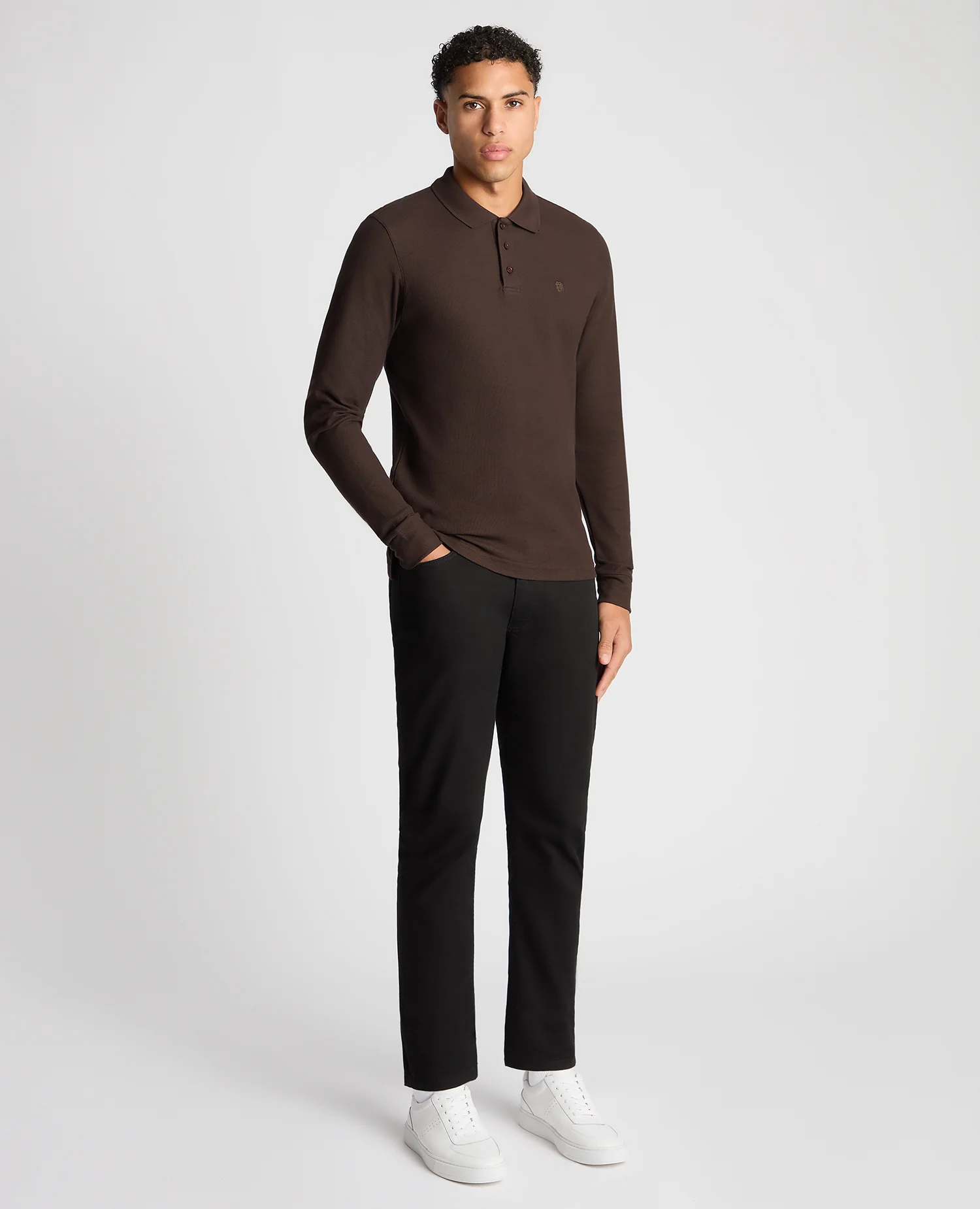 Slim Fit Cotton-Stretch Pique Polo Shirt - Image 2