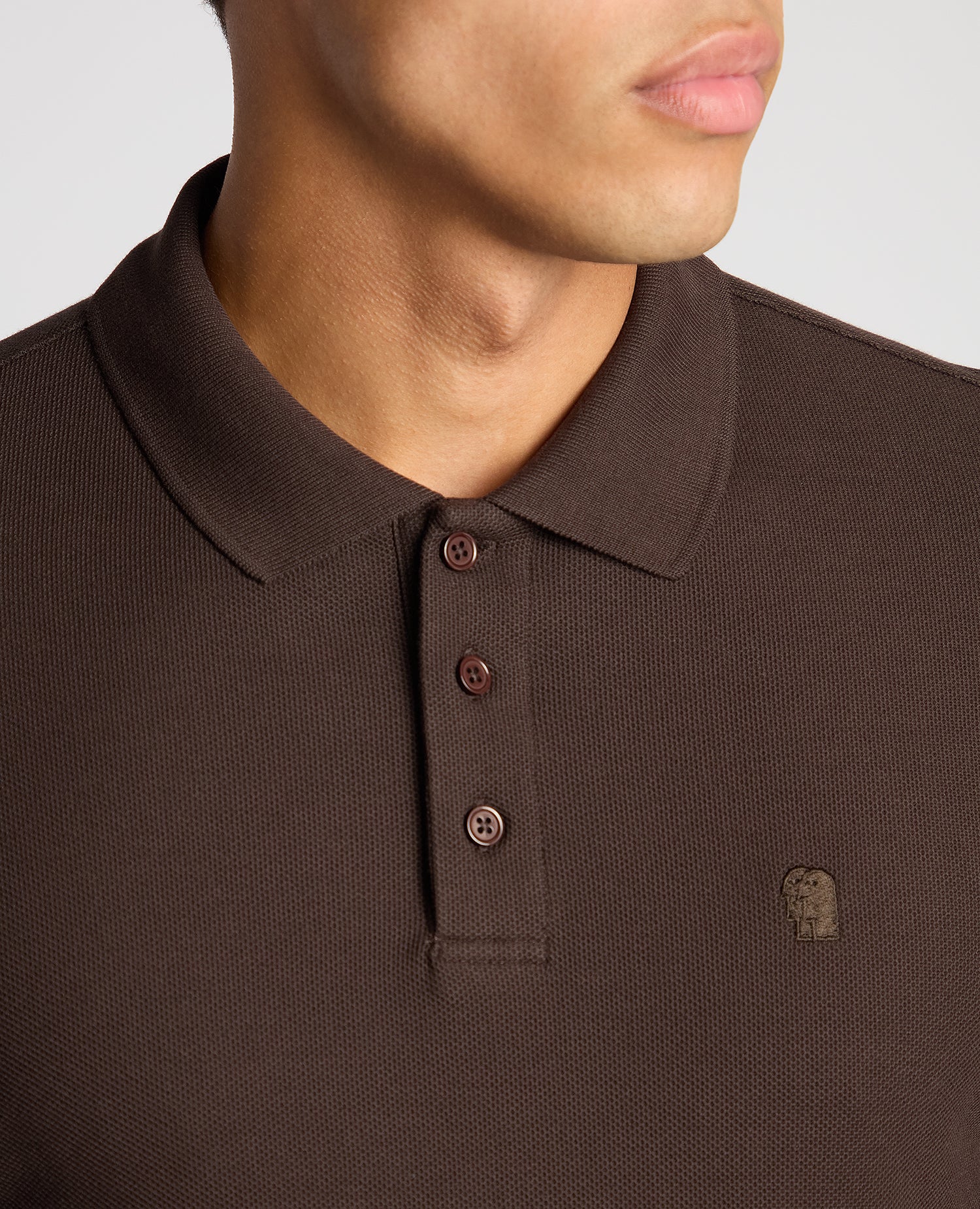 Slim Fit Cotton-Stretch Pique Polo Shirt - Image 5